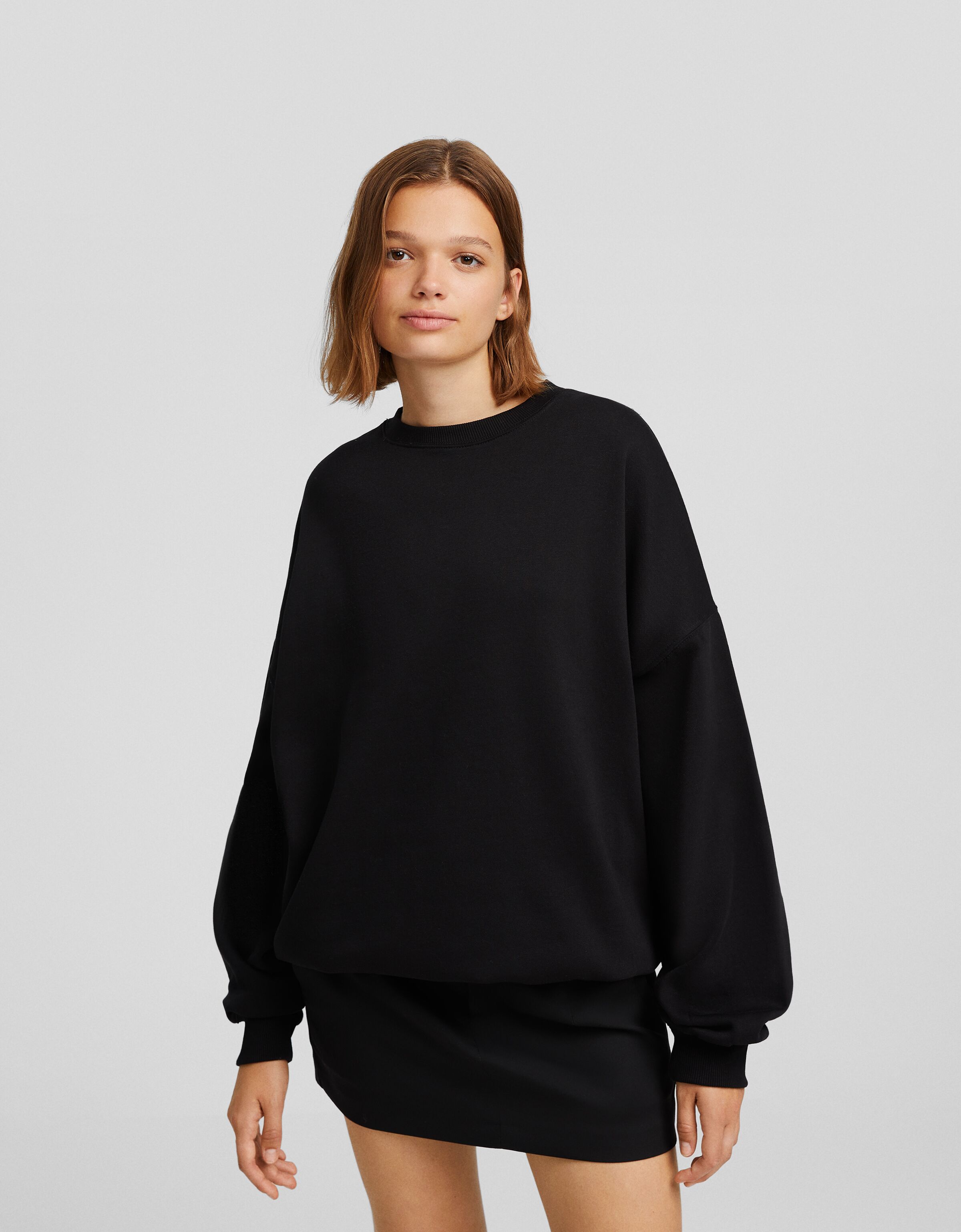 Oversized crew 2025 neck jumper