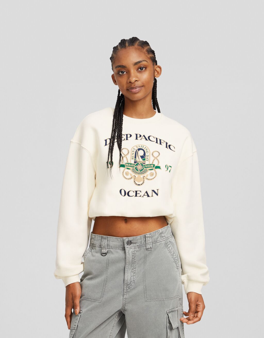 Bershka oversize sales sweatshirt