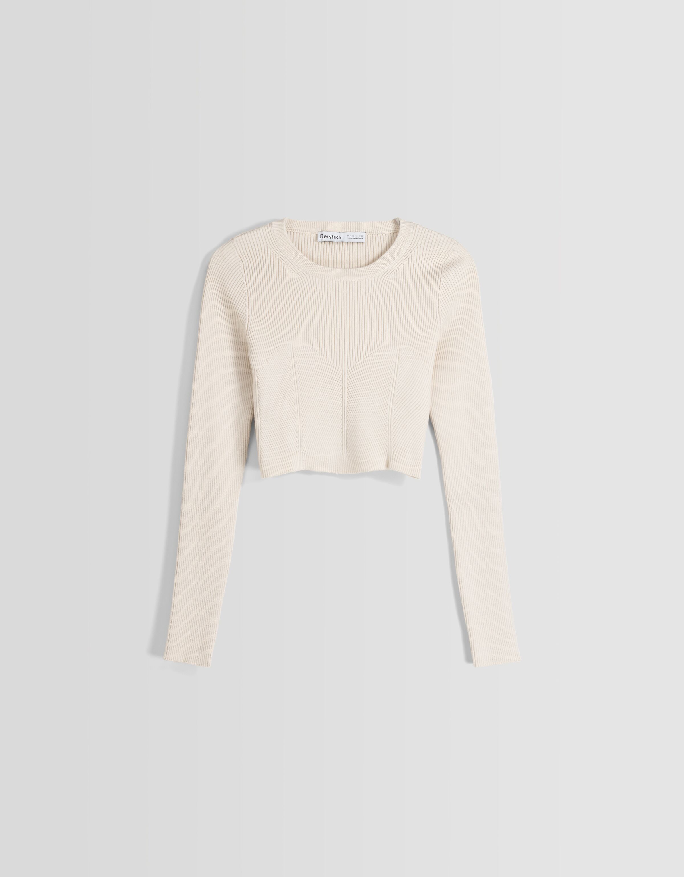 Cropped knit discount