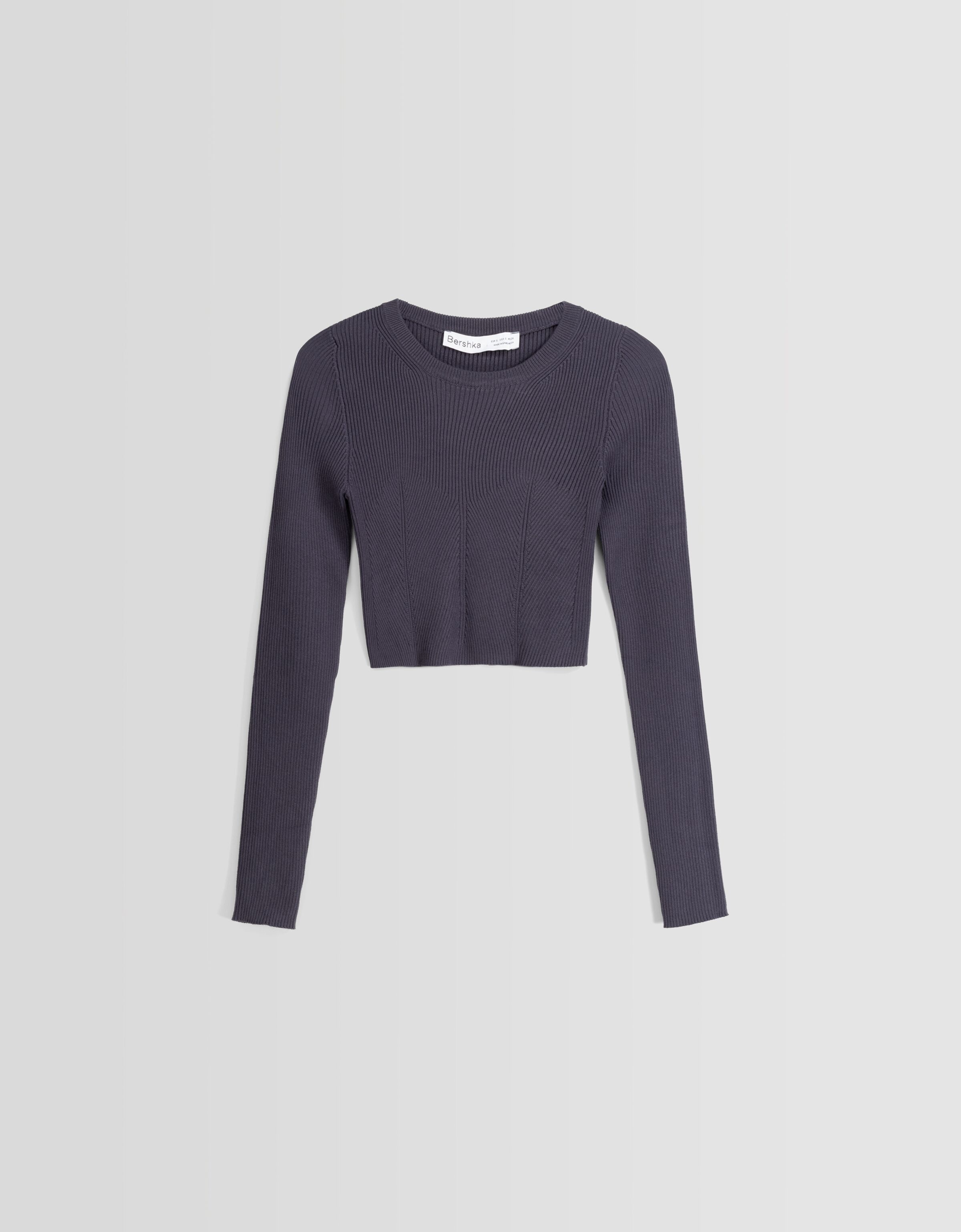 Top manga larga bershka clearance