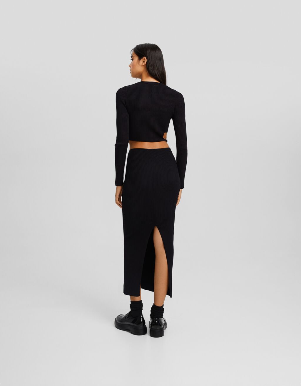 Cut out sweater Knitwear Women Bershka