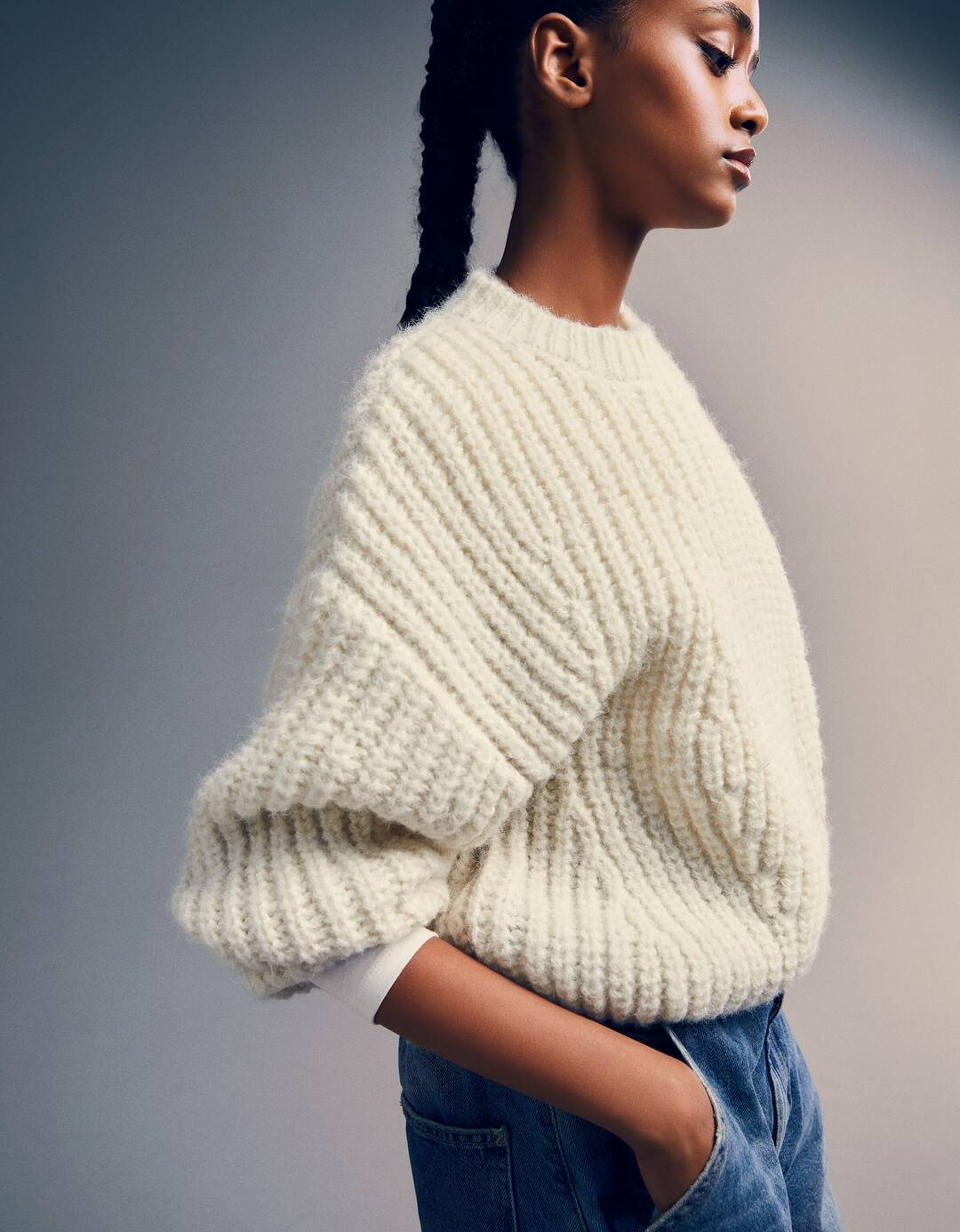 Chunky knit sweater