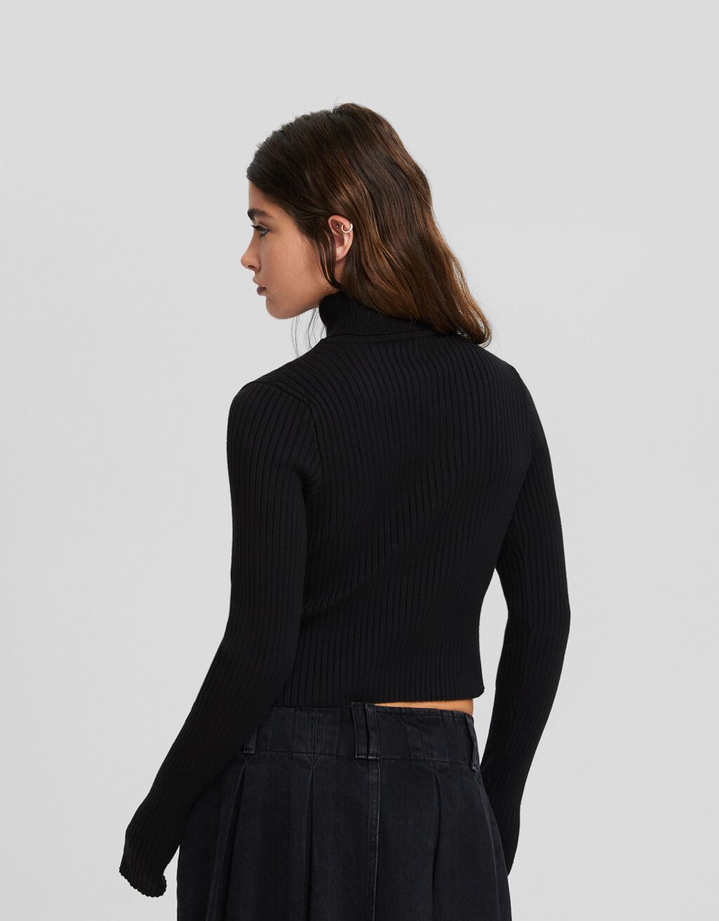 Sweater with choker neck Women Bershka