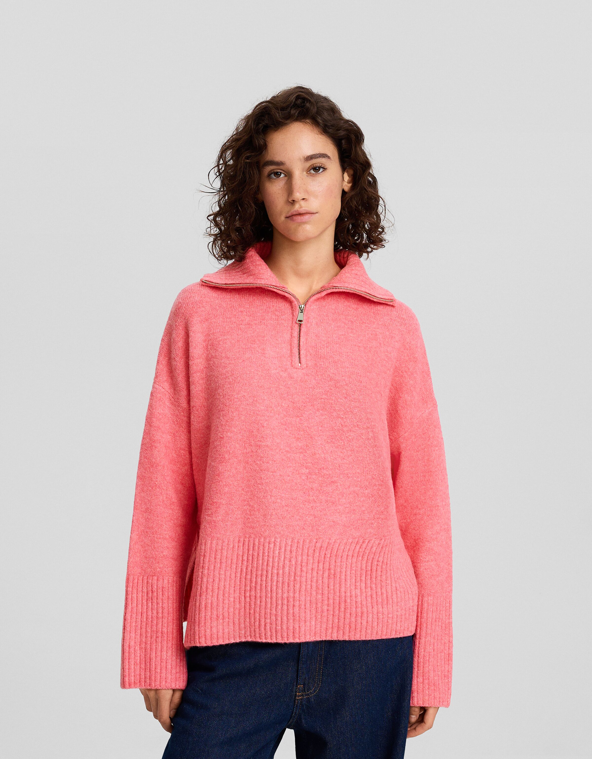 Bershka pink sweater sale