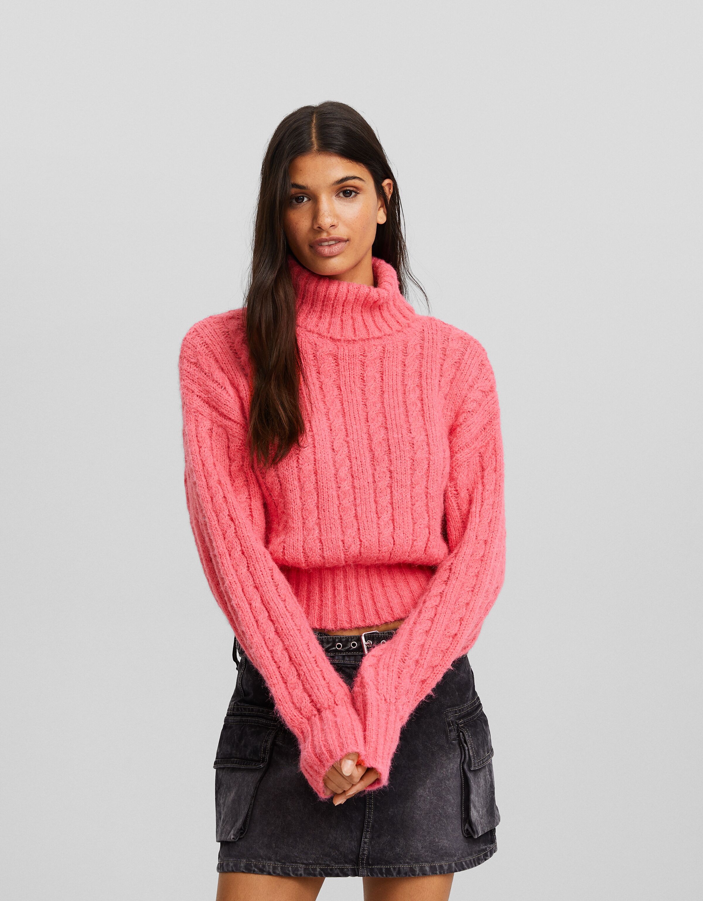 Bershka turtleneck cheap sweater