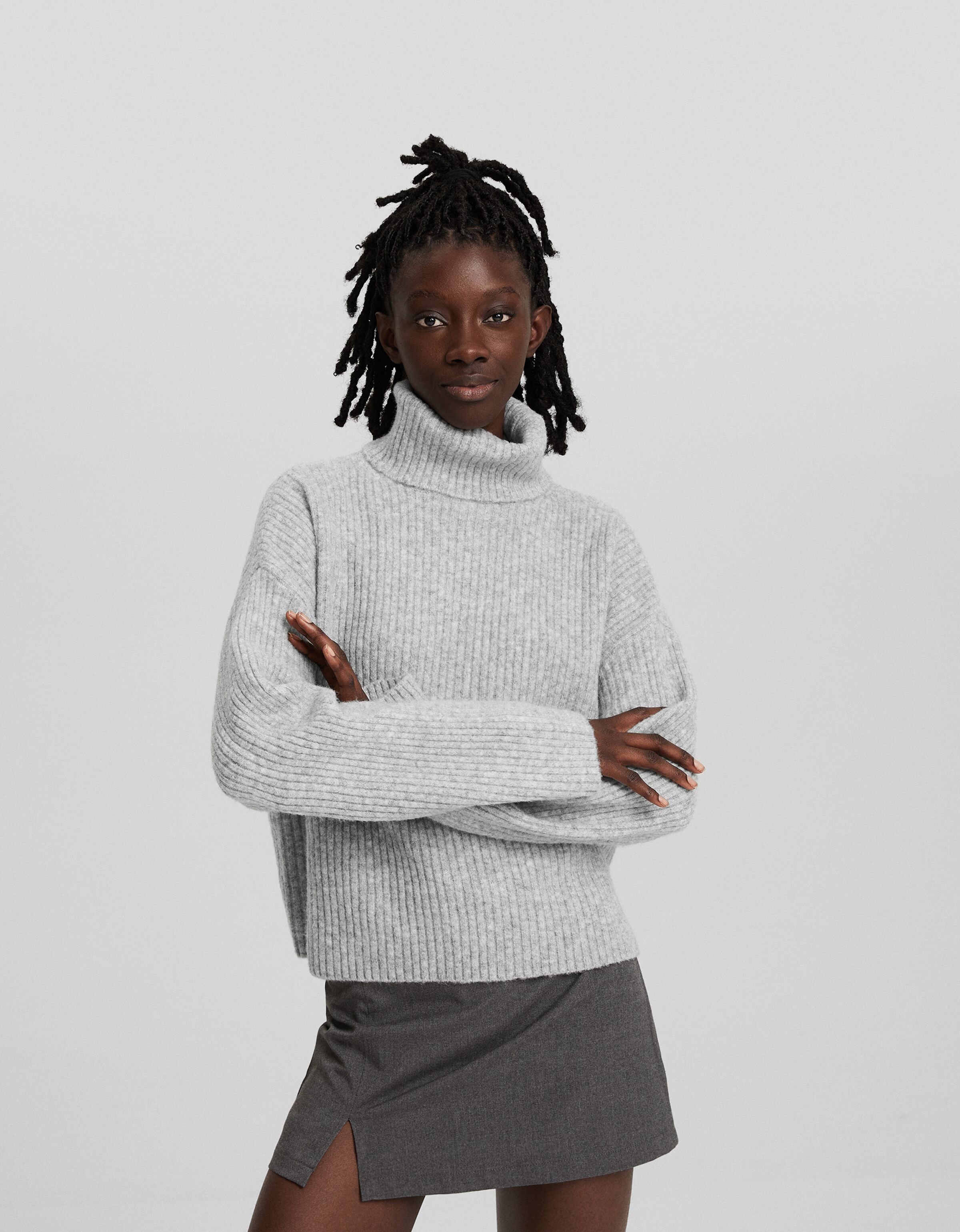 Bershka maglia on sale collo alto