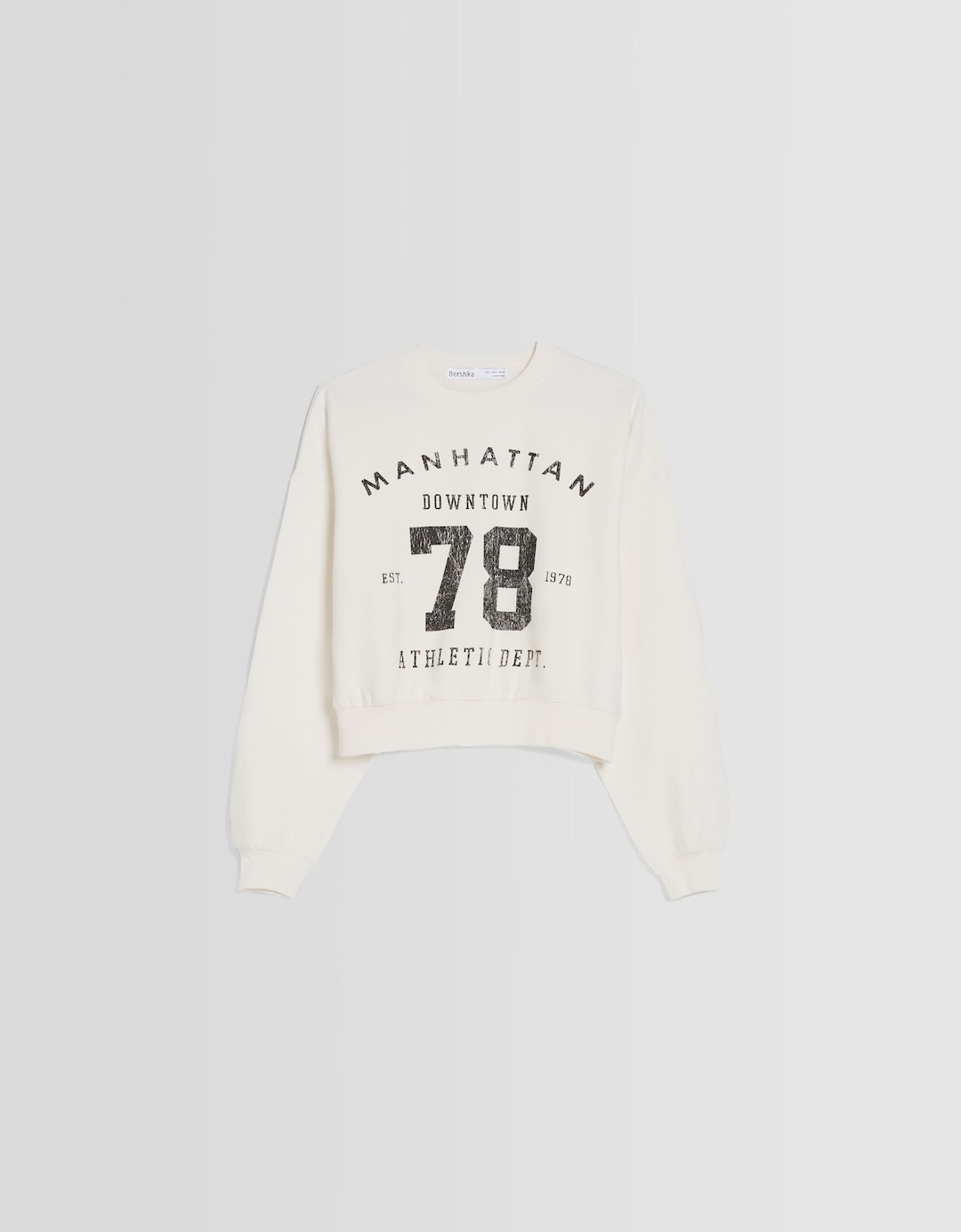 Sweatshirt med Manhattan-print