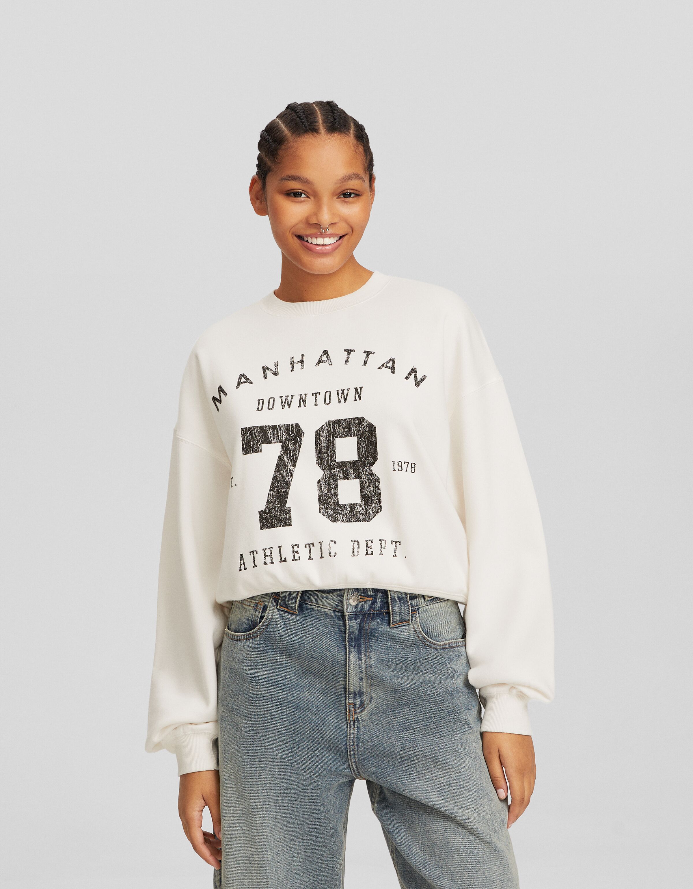 Manhattan print sweatshirt - Sweatshirts and hoodies - BSK Teen