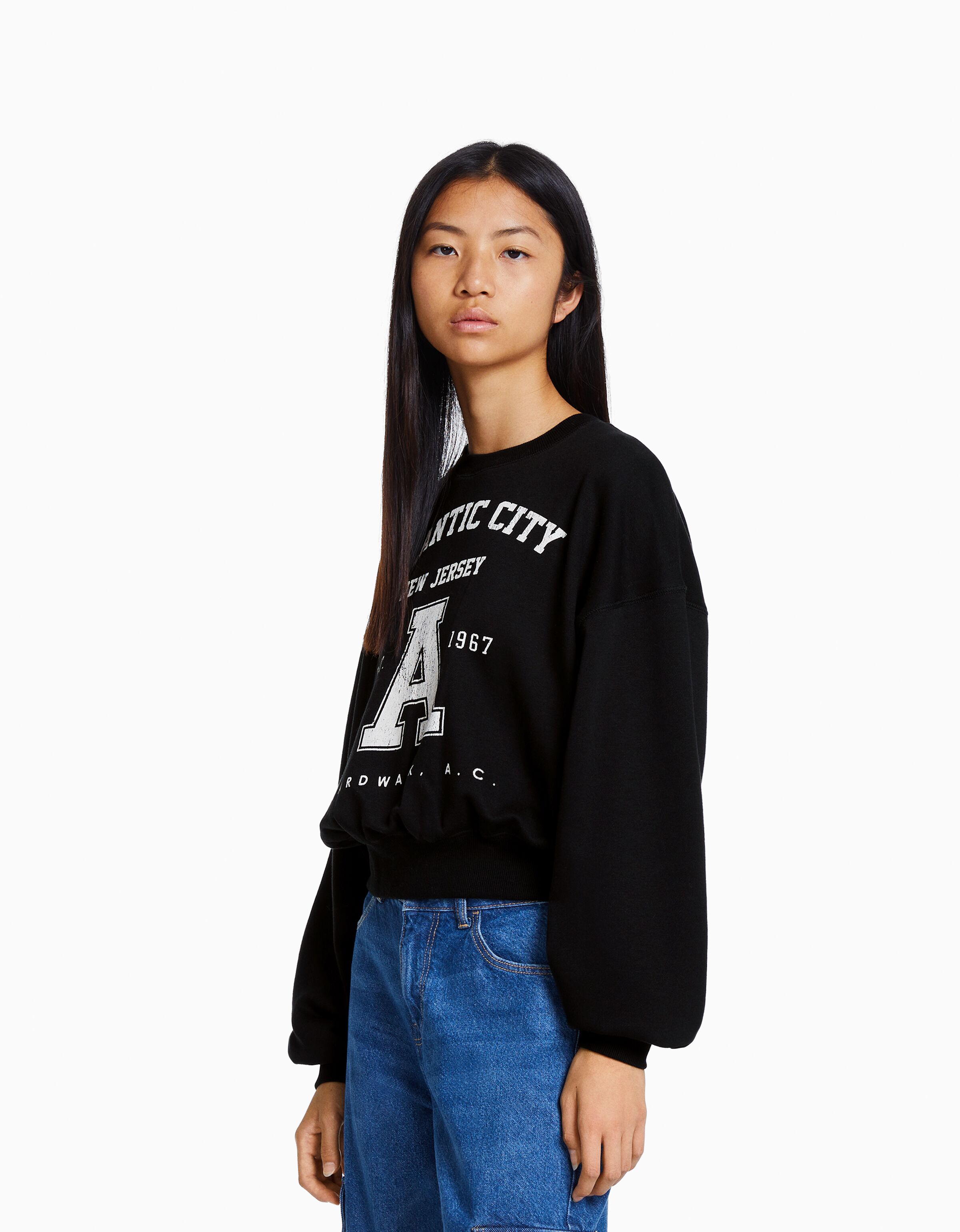 Felpe ragazza bershka top