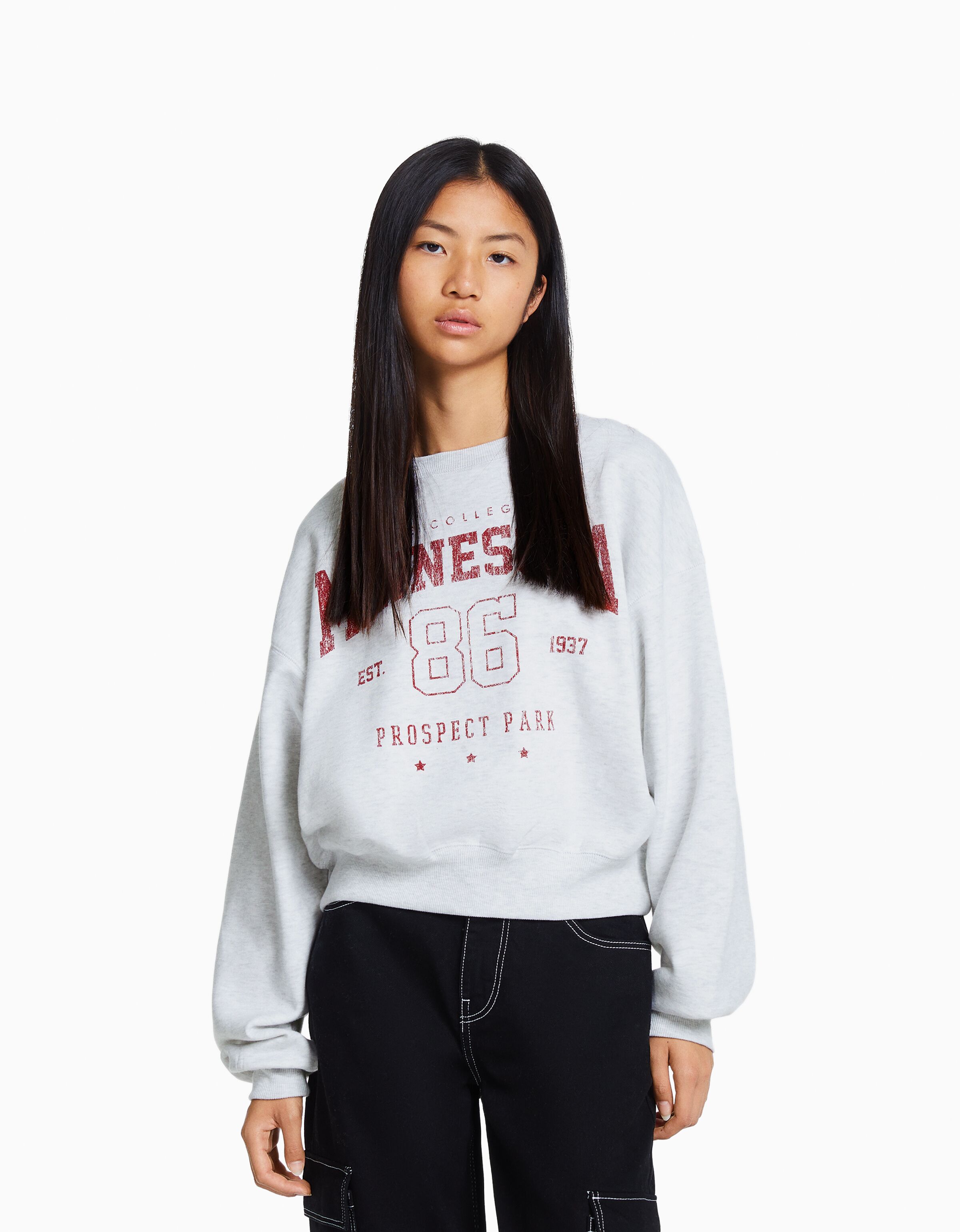 Felpe donna bershka hot sale