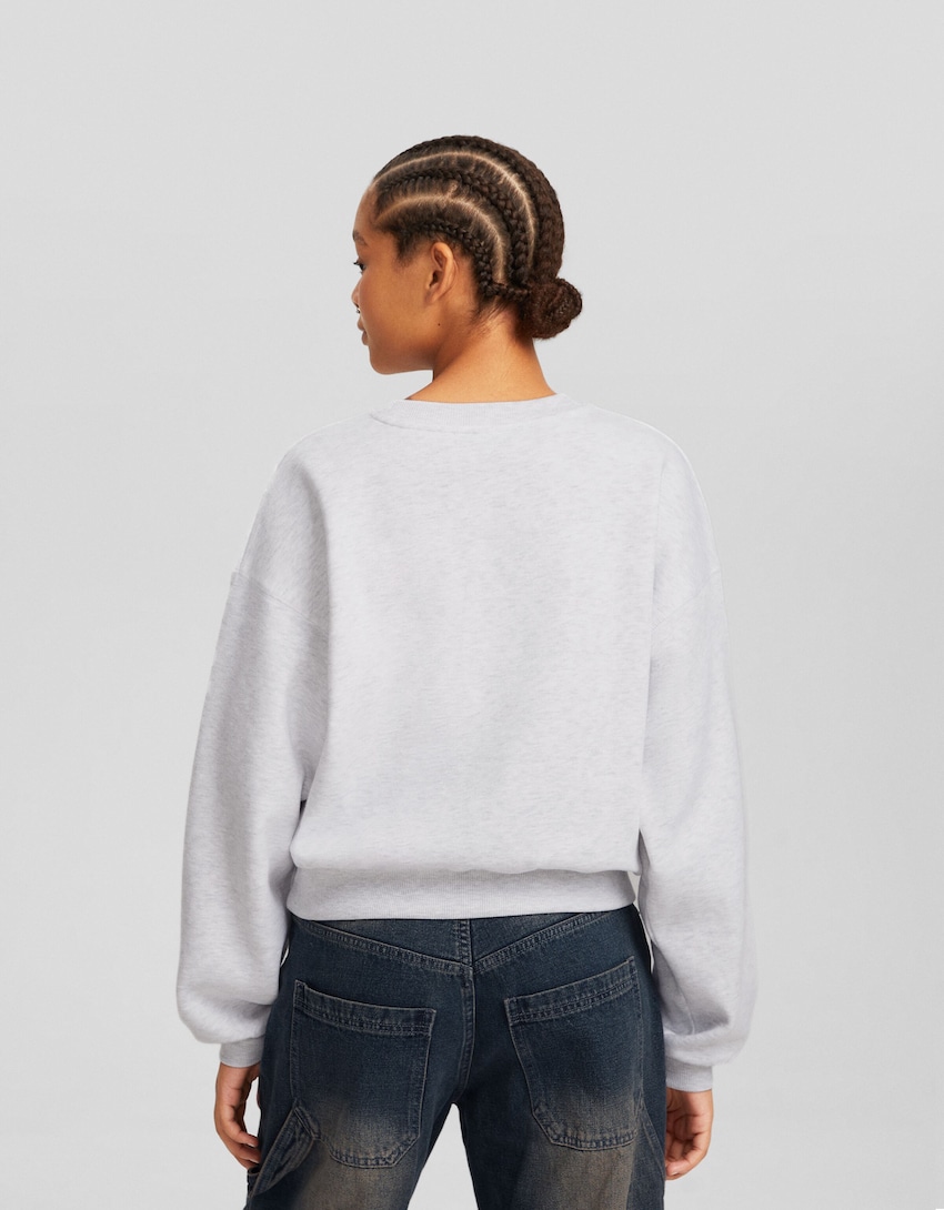 Sweatshirt padrão Minnesota-Cinza-1
