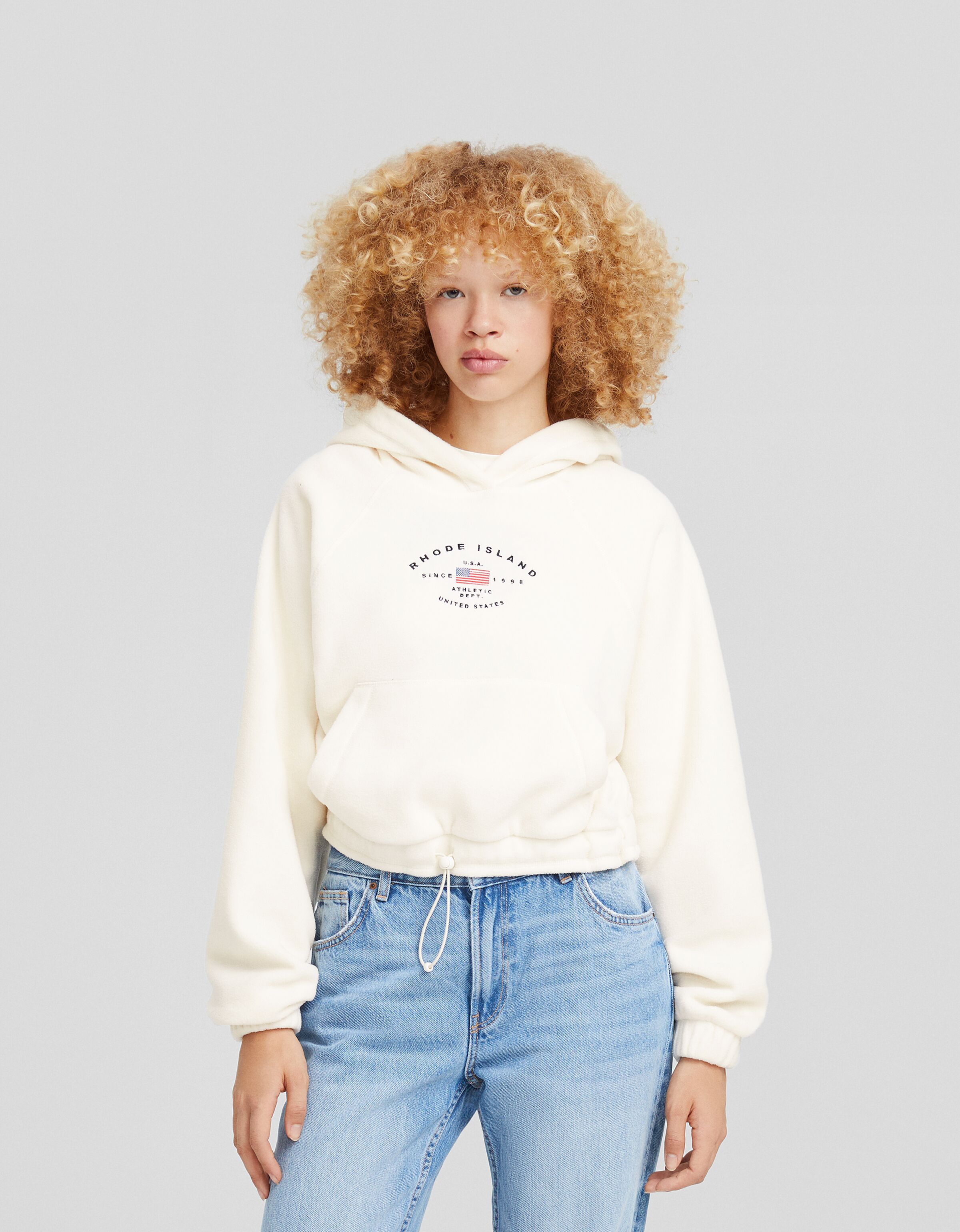 Sudadera pelo bershka new arrivals