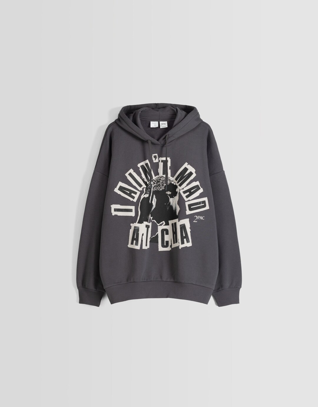 Sweater met Tupac-print