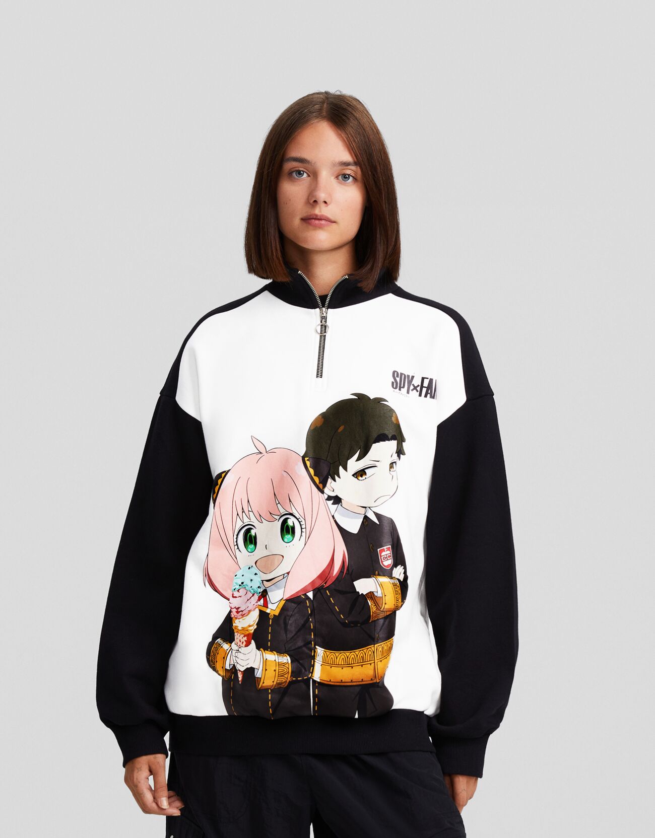 Bershka on sale mickey hoodie
