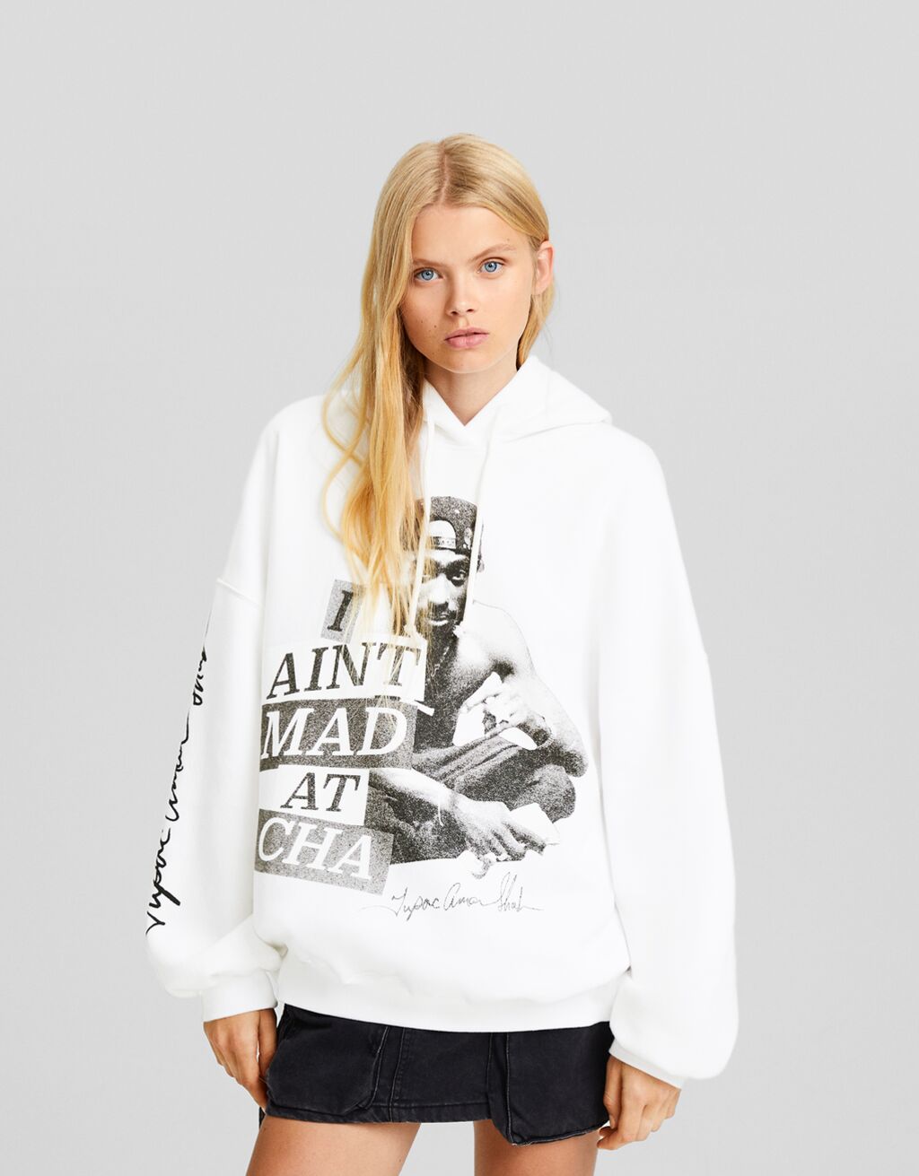 Tupac clearance hoodie white