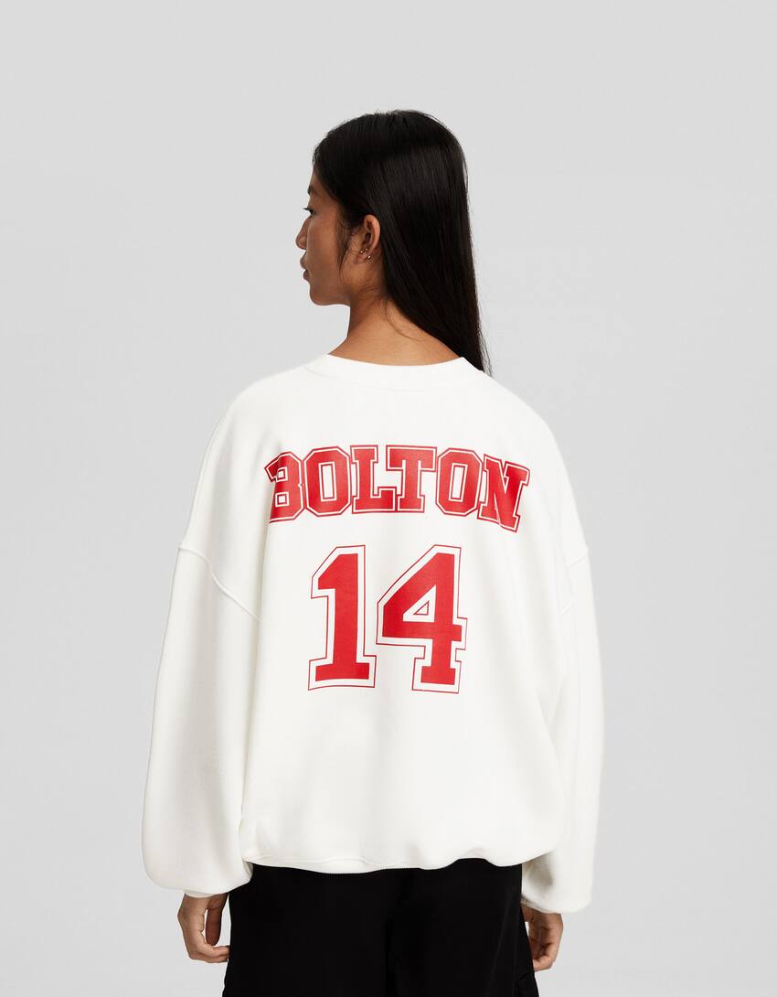High School Musical print sweatshirt-Off white-1