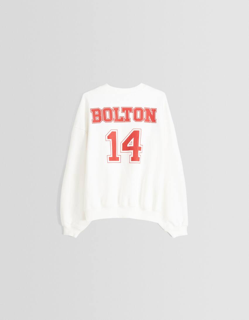 High School Musical print sweatshirt-Off white-5