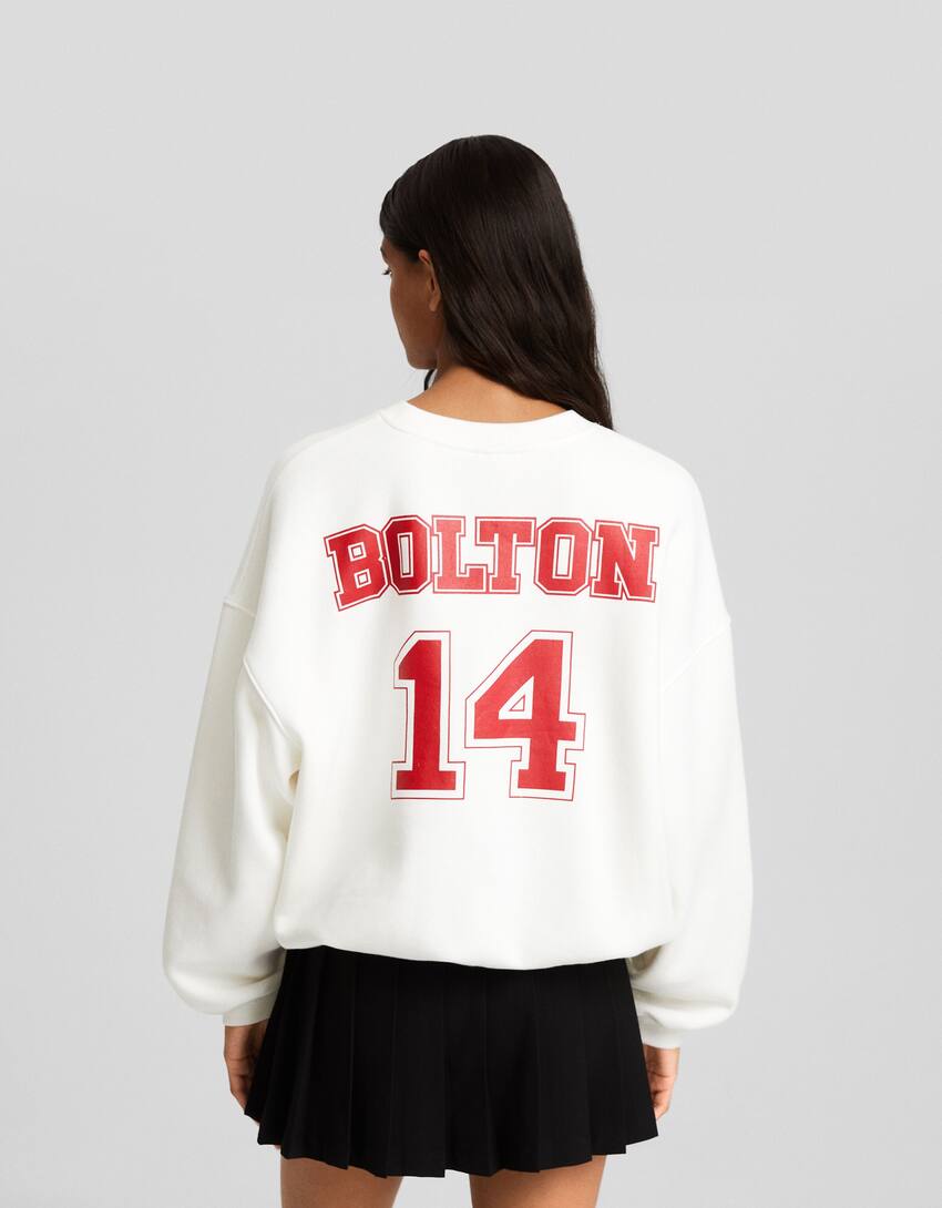 High School Musical print sweatshirt-Off white-1