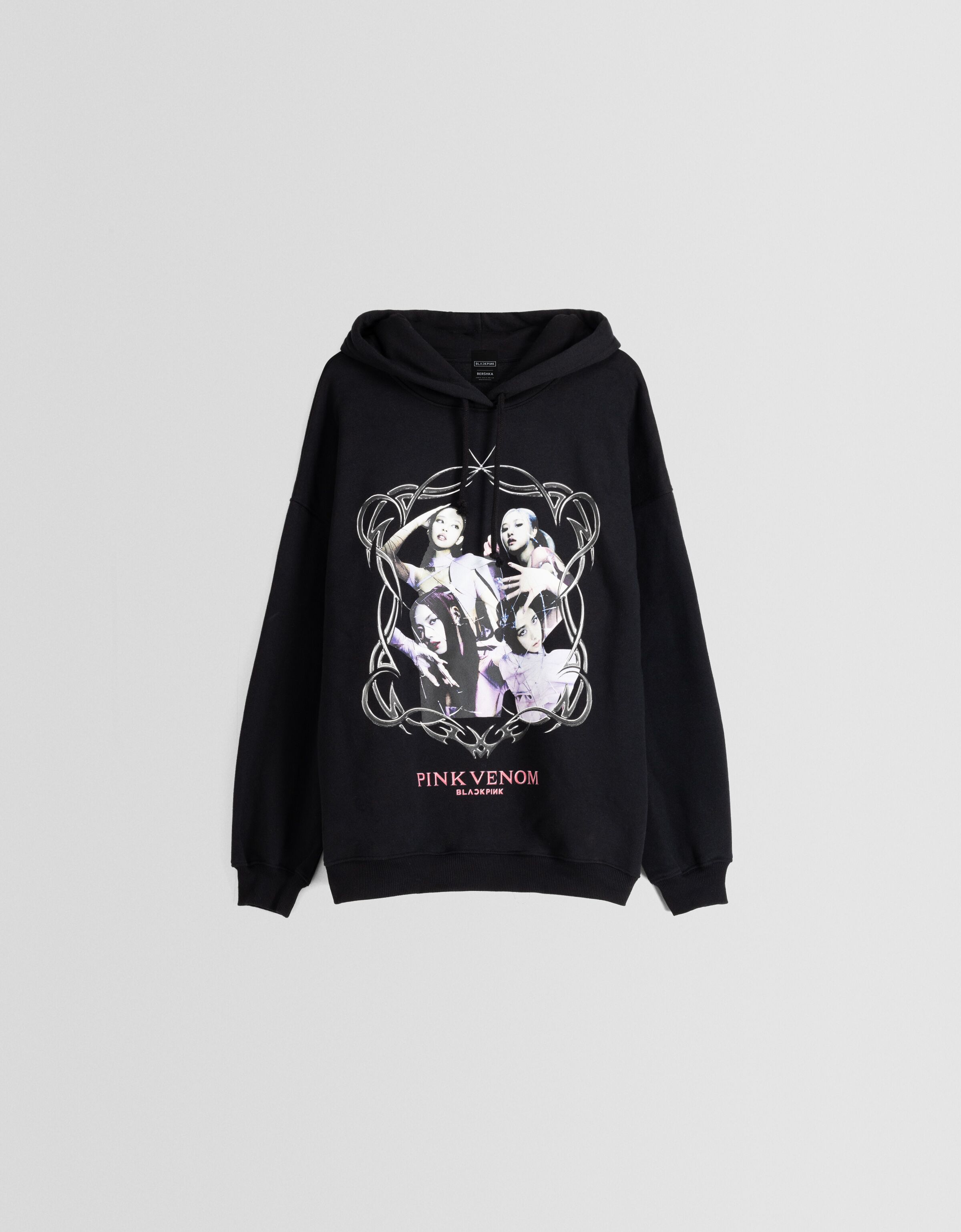 Printed Blackpink hoodie Women Bershka