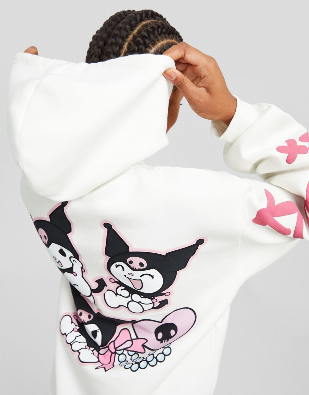 Kuromi print hoodie
