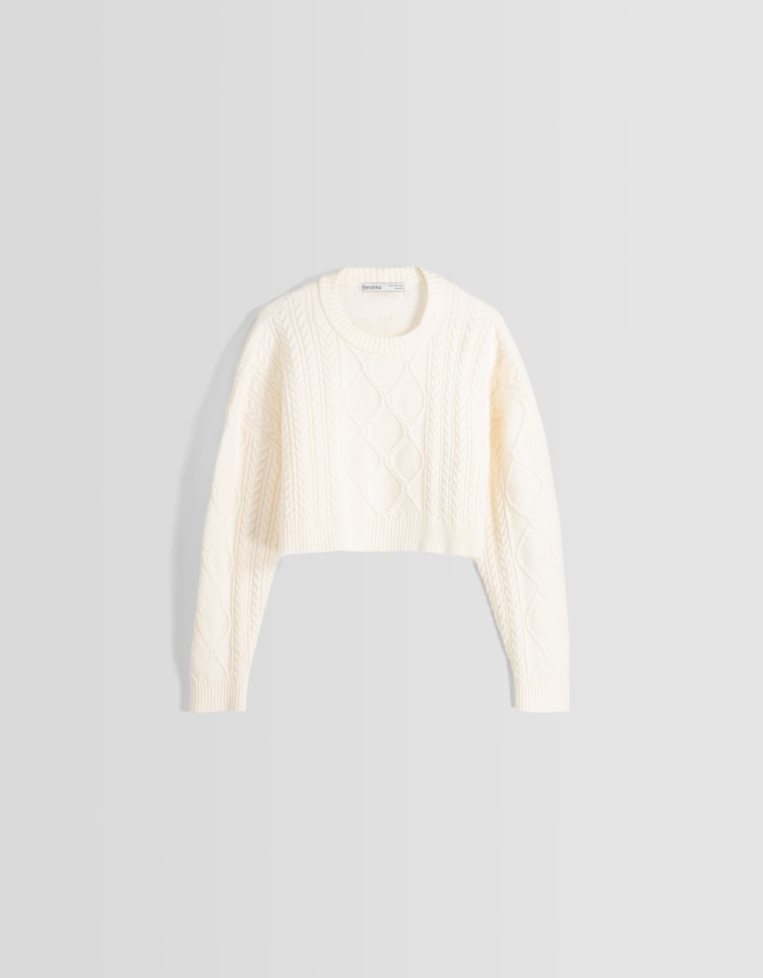 Cable-knit sweater