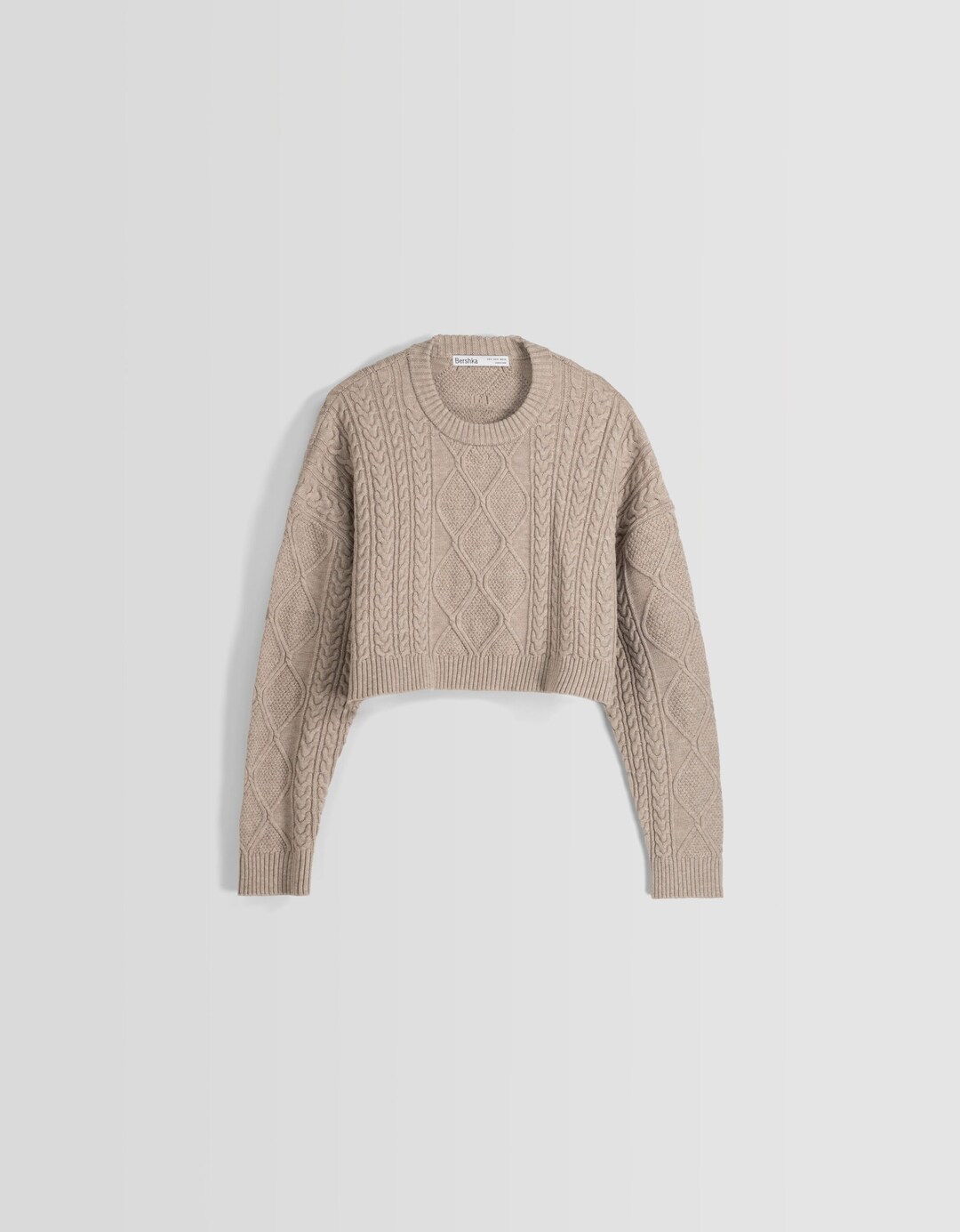 Cable-knit sweater