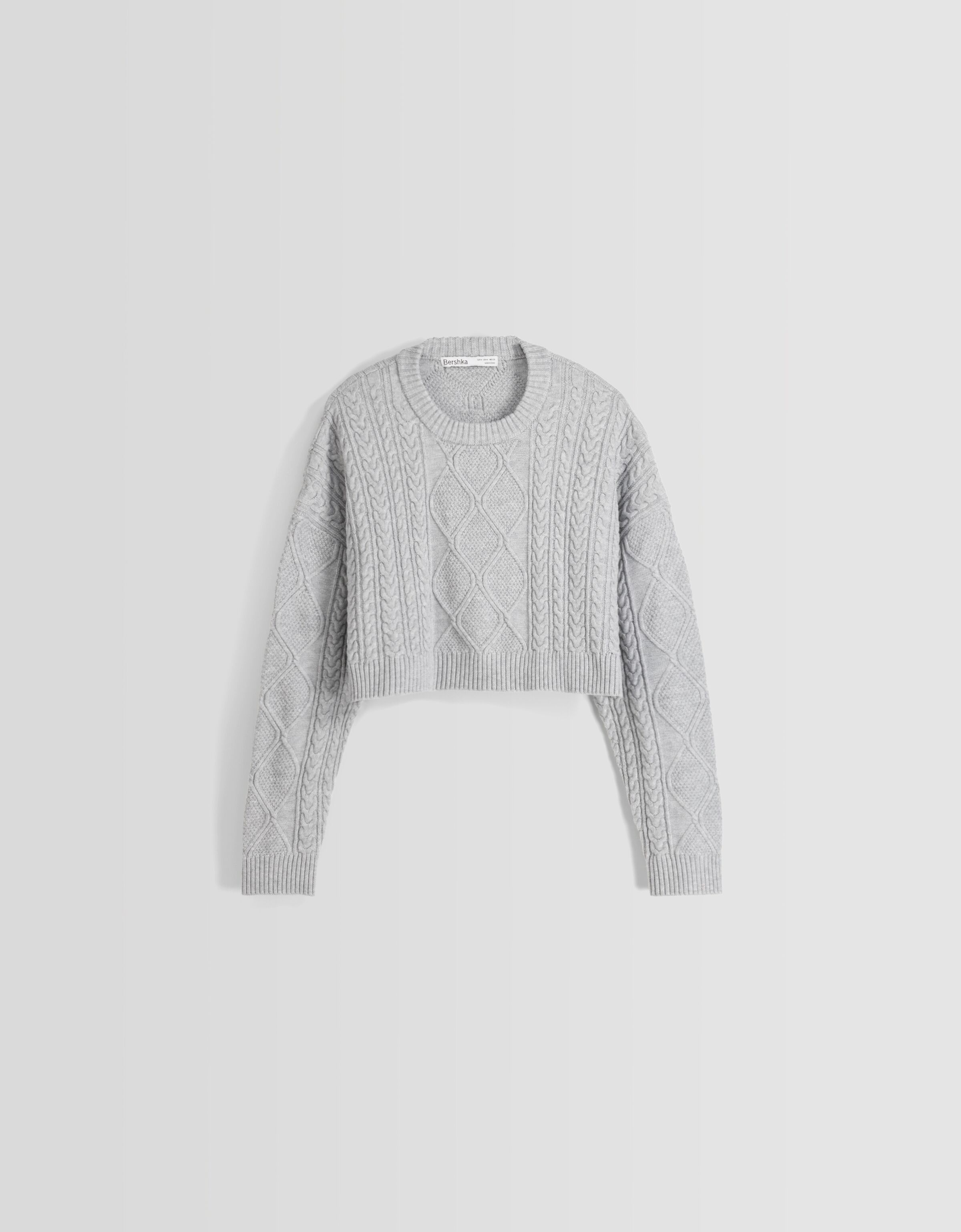 Bershka top white sweater
