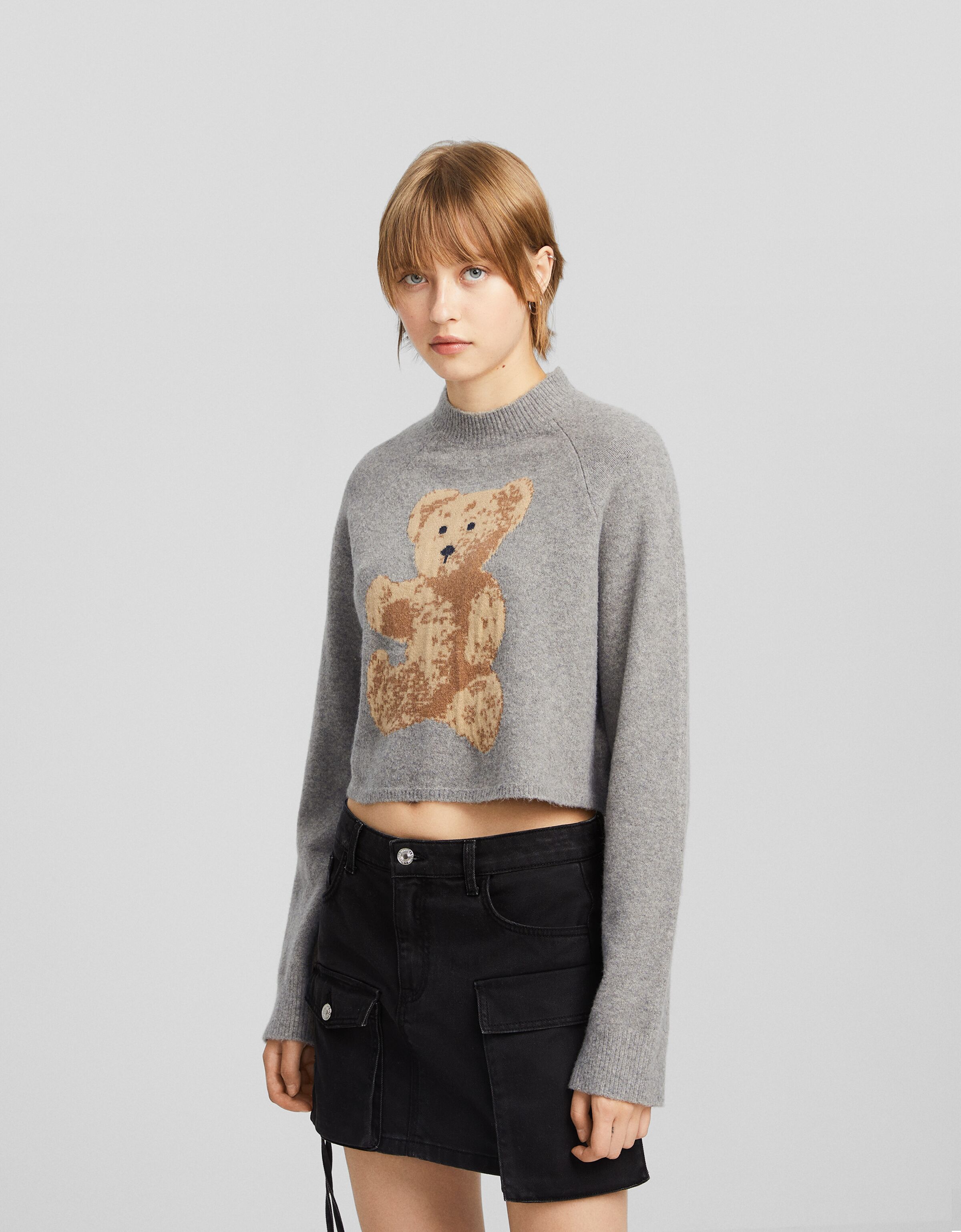 Teddy bear best sale cropped jumper