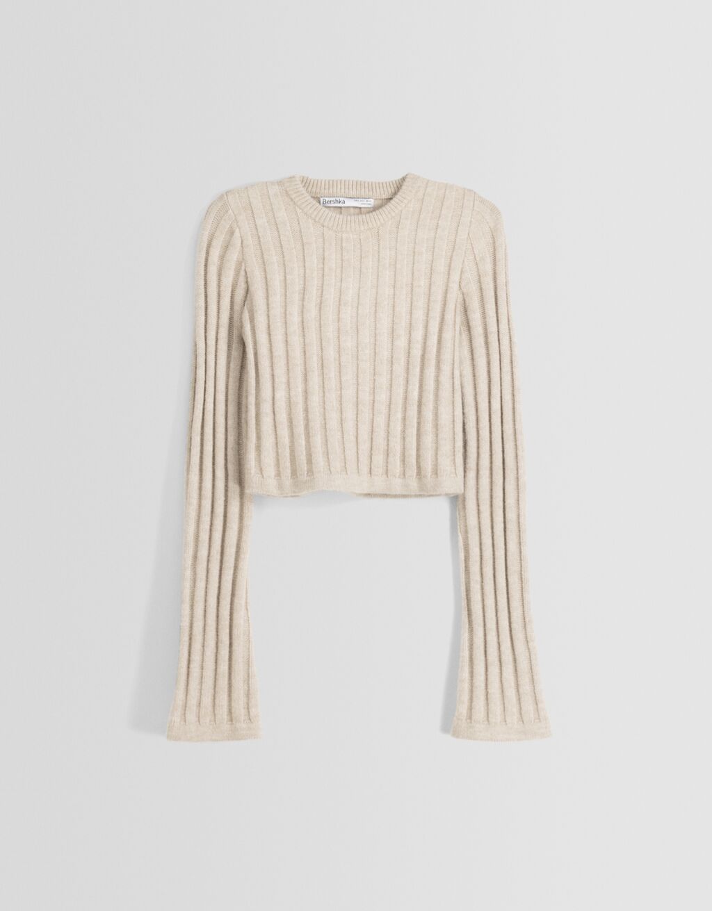 Ribbed cropped sweater