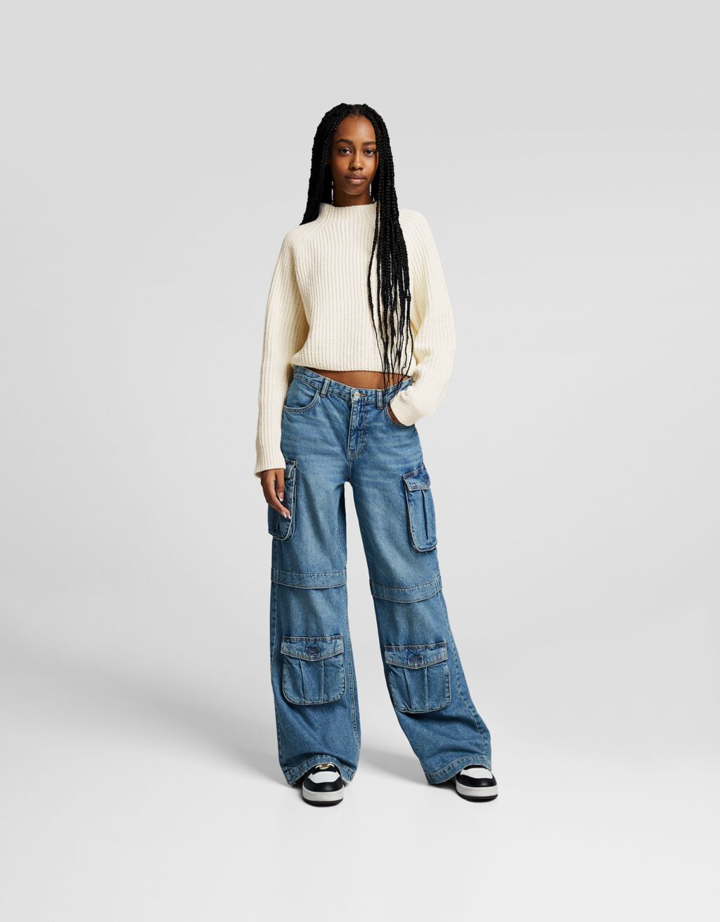 Bershka col roulé clearance homme
