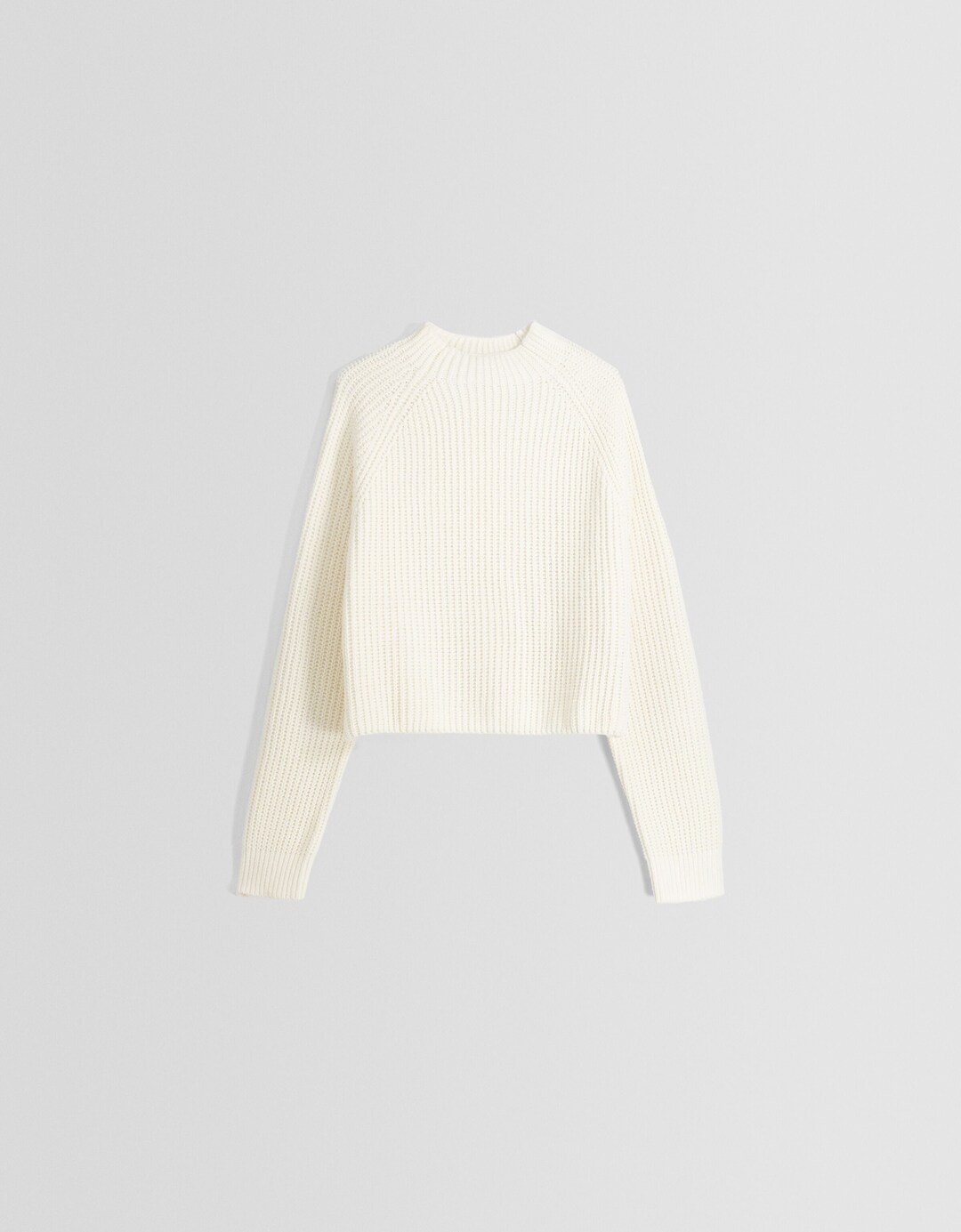 Szenilowy sweter z półgolfem