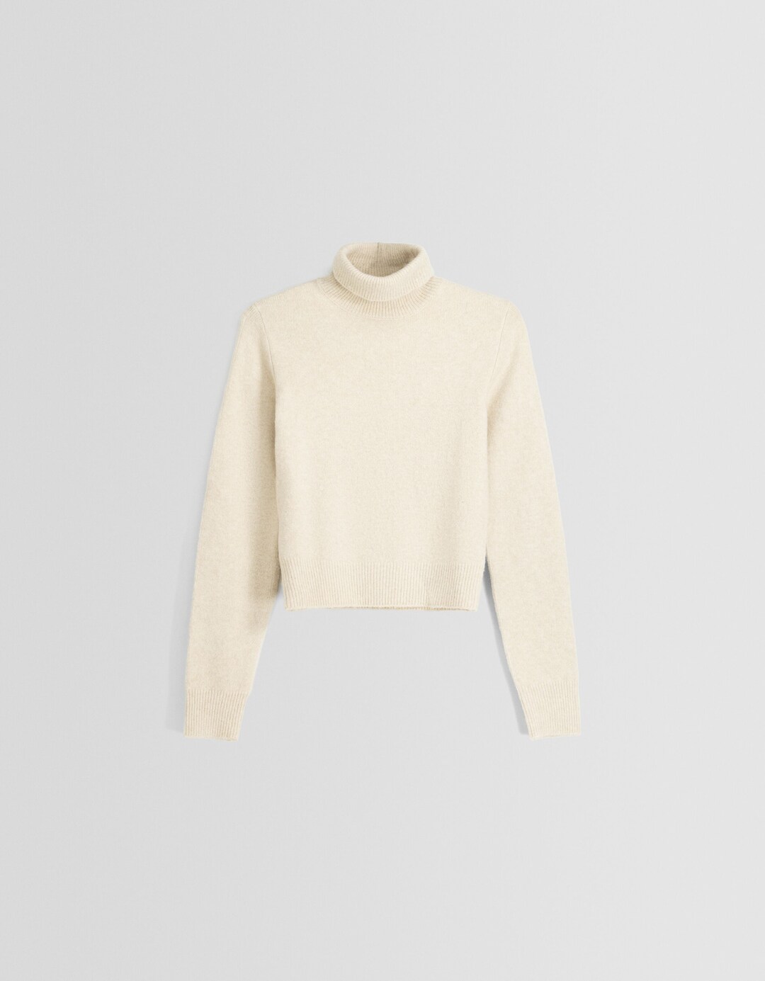 Raised neck jumper