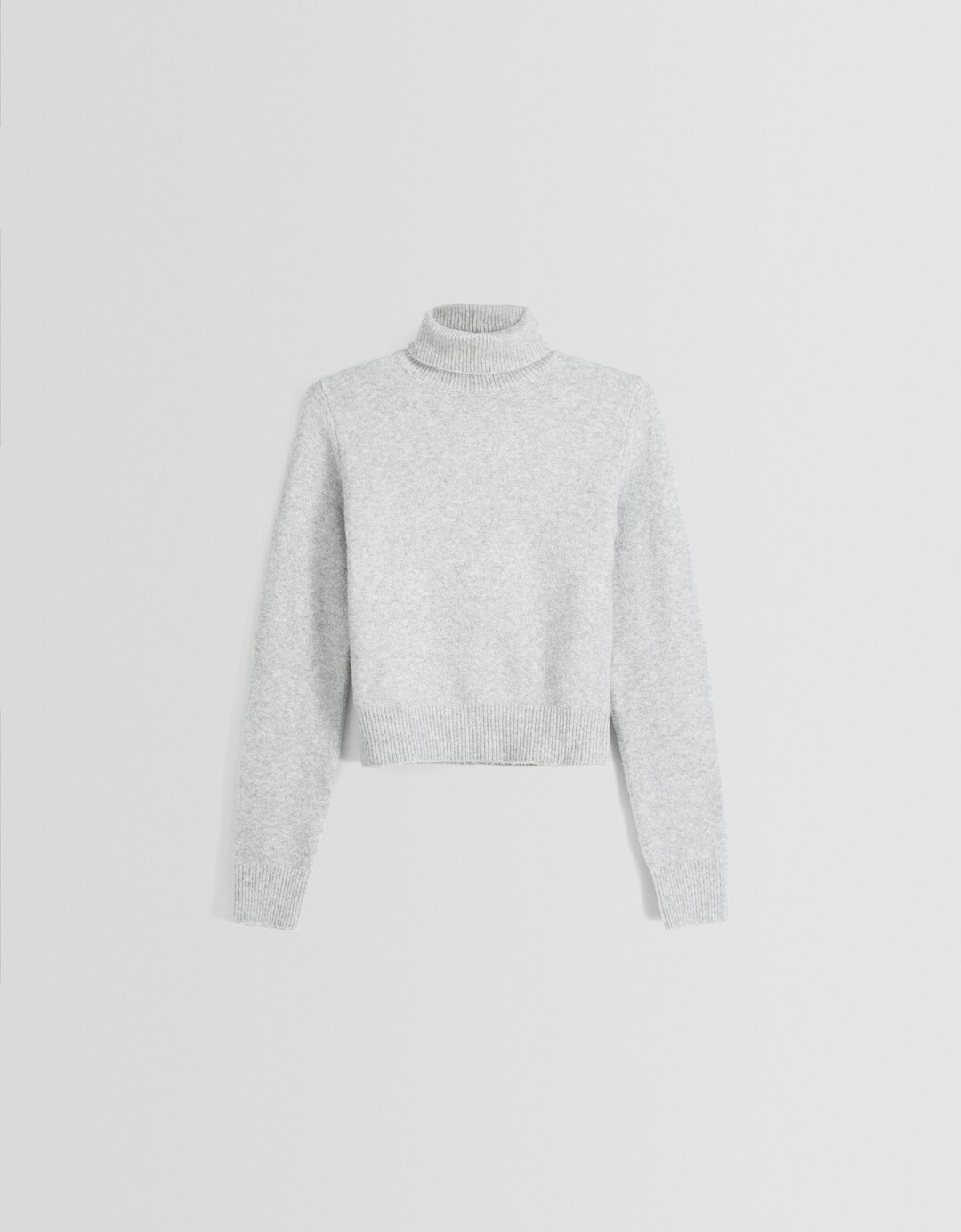 Dzianinowy sweter z półgolfem