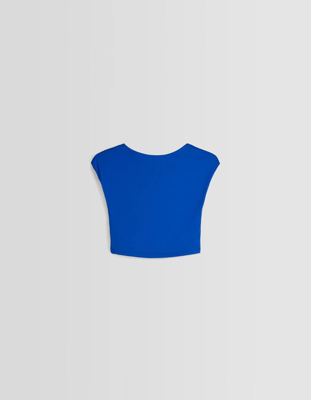 Camiseta manga corta con nylon espalda descubierta