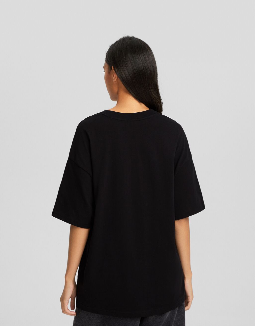 Oversized short sleeve T shirt Tops and bodysuits Women Bershka