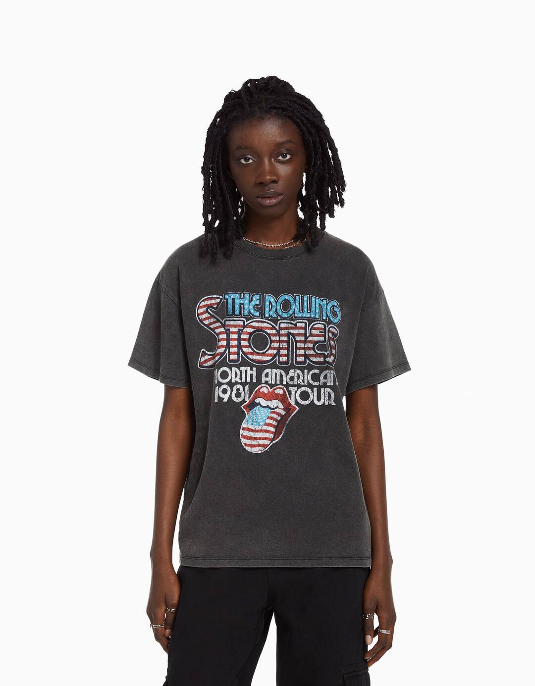 The Rolling Stones print short sleeve T-shirt