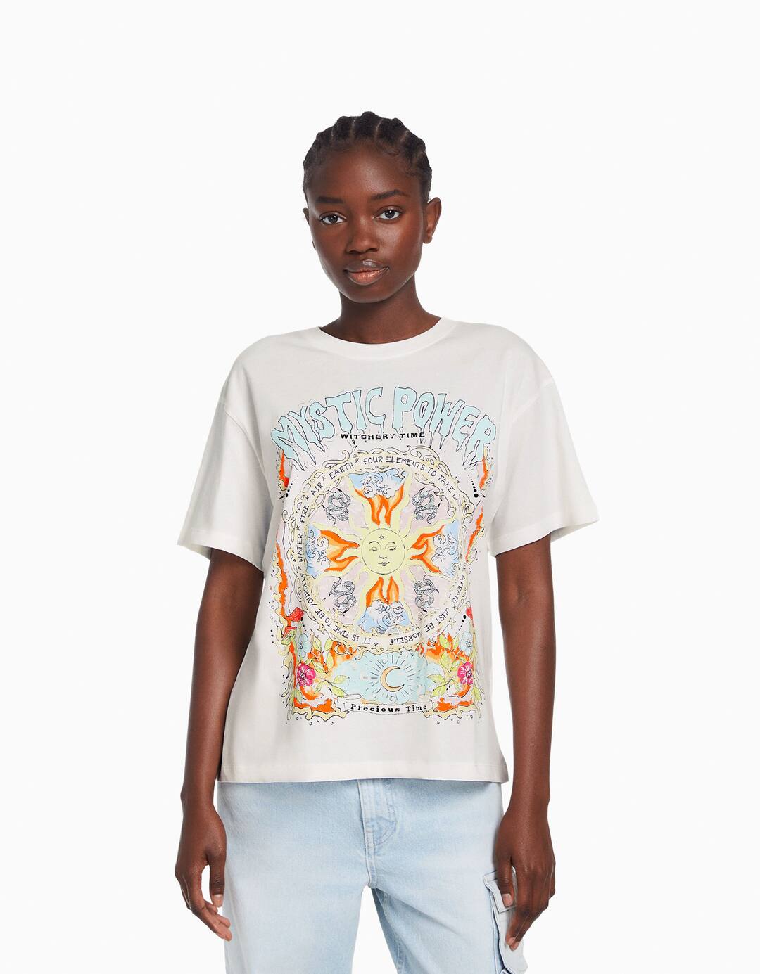 Short sleeve T-shirt with print