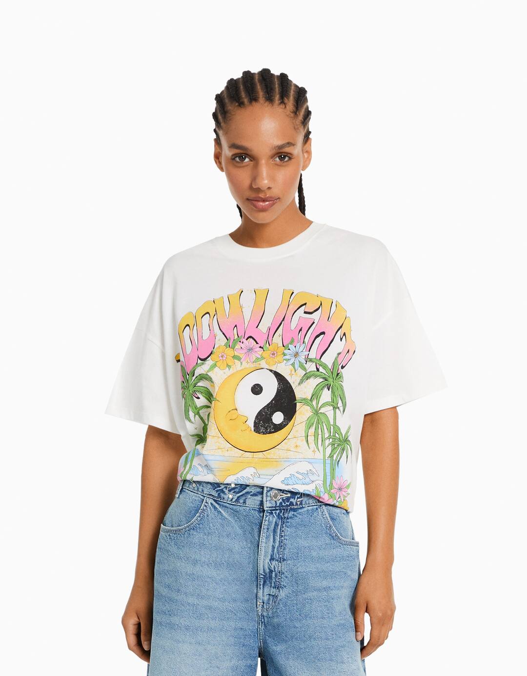 Short sleeve T-shirt with print