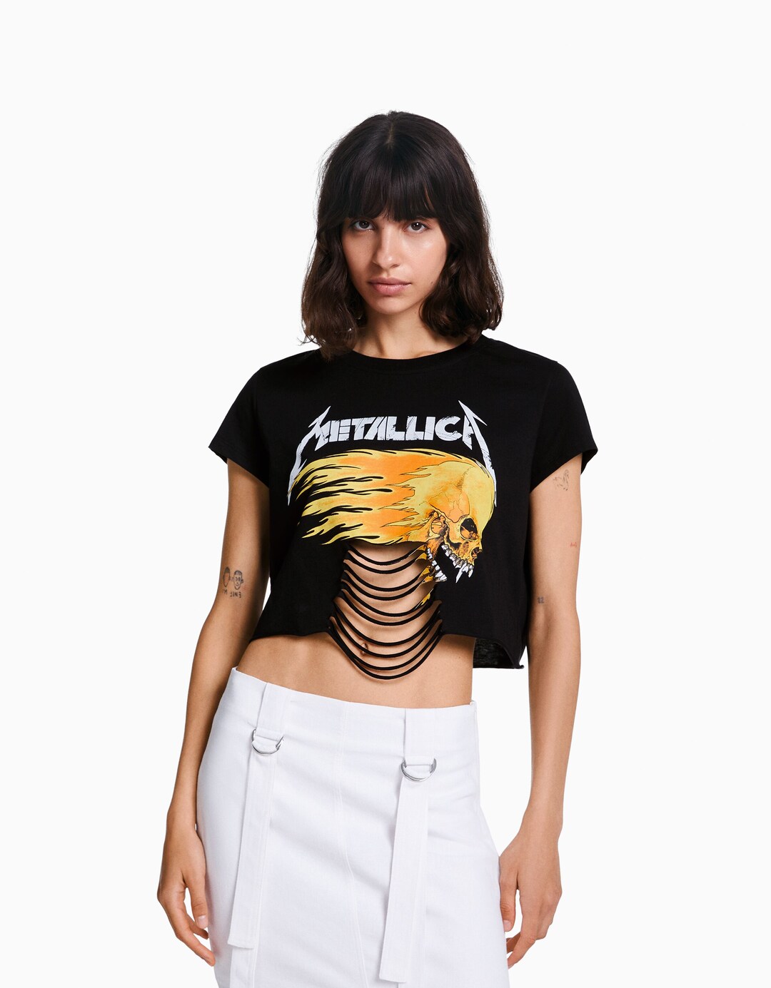 Koszulka z krótkim rękawem i nadrukiem Metallica