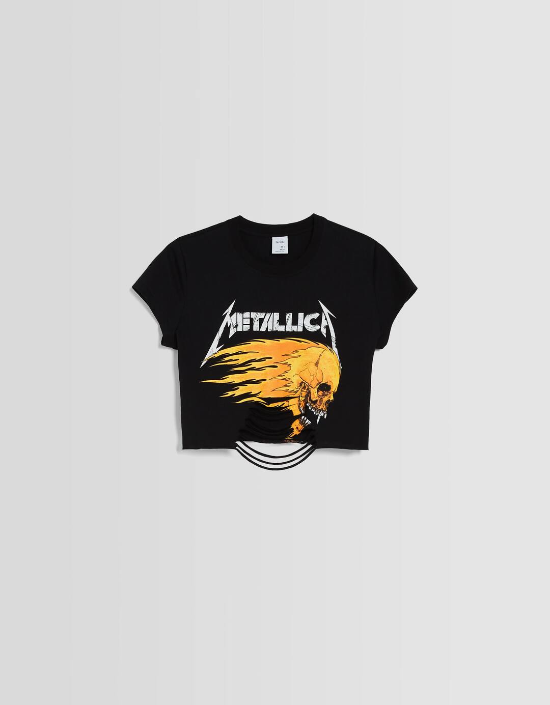 Short sleeve Metallica print T-shirt