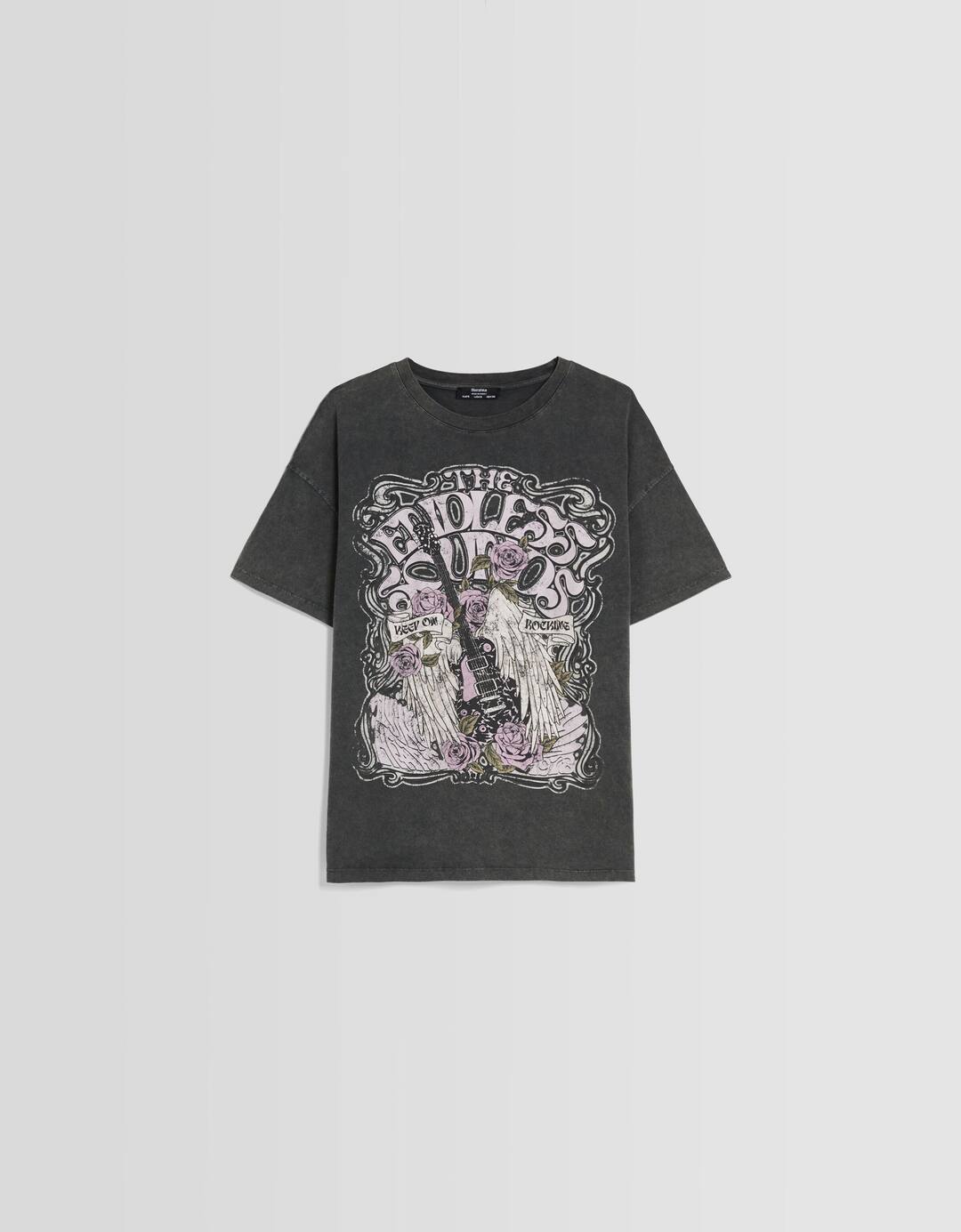 Camiseta manga corta print