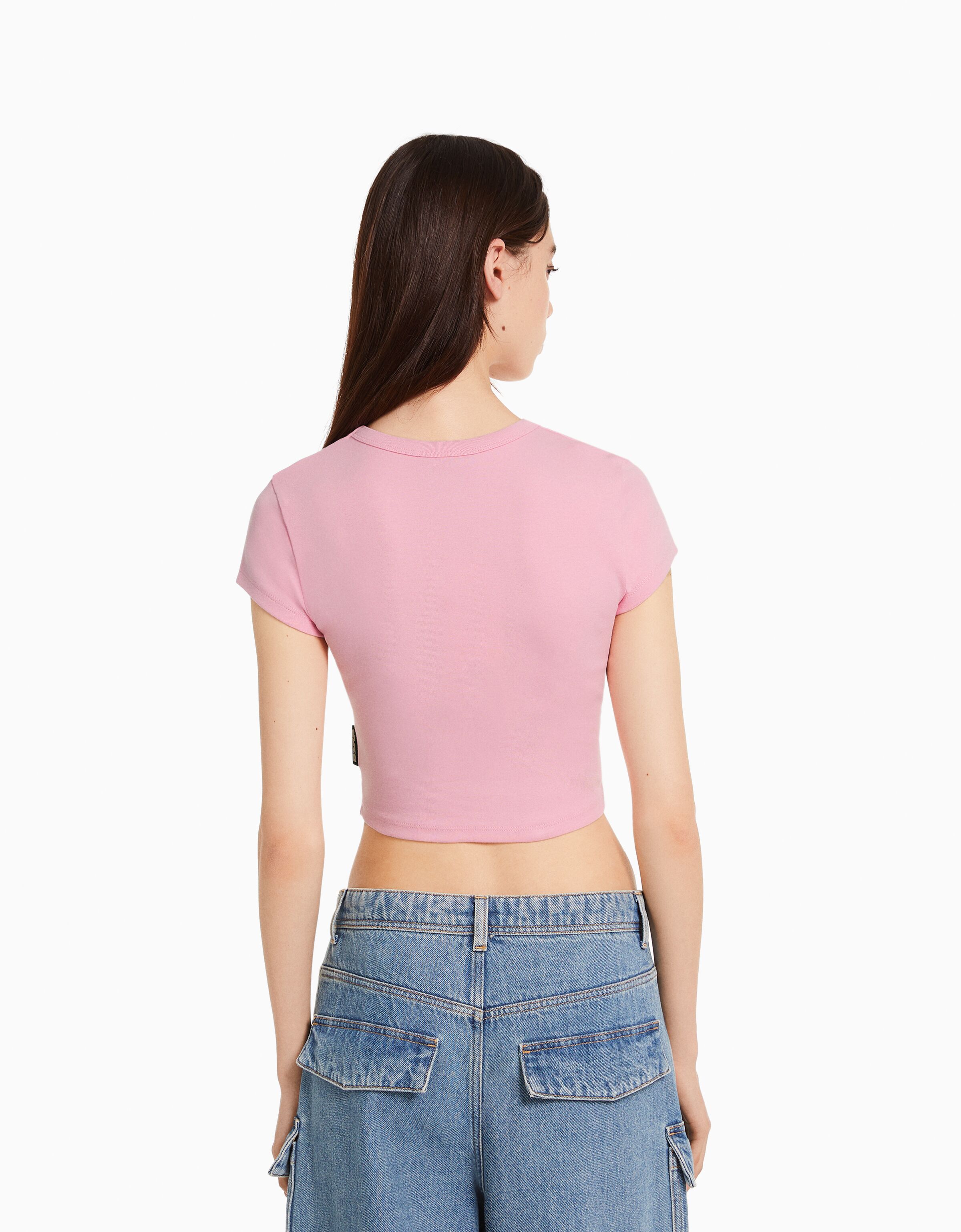 Bershka t shirt on sale donna