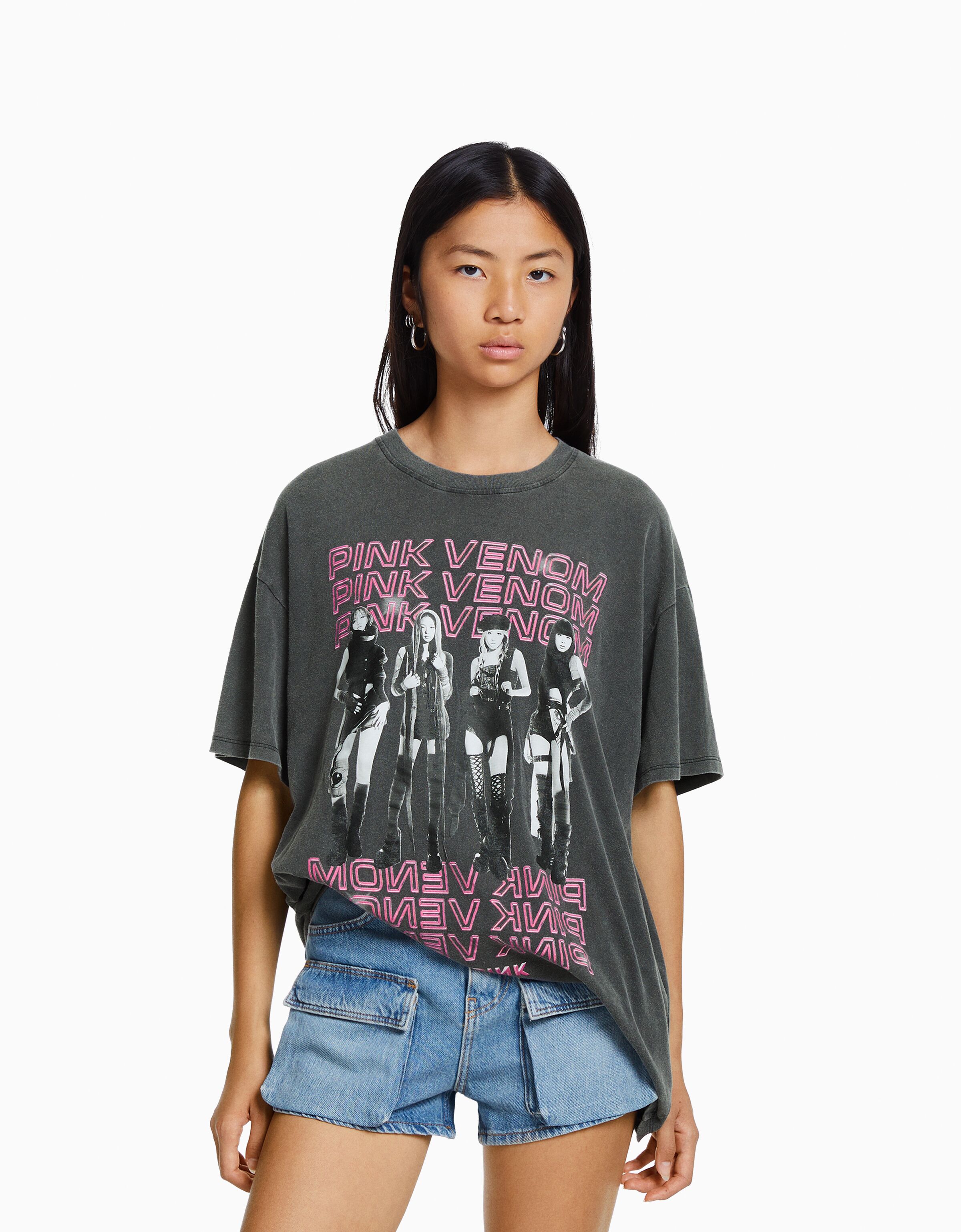 Blackpink t online shirt bershka