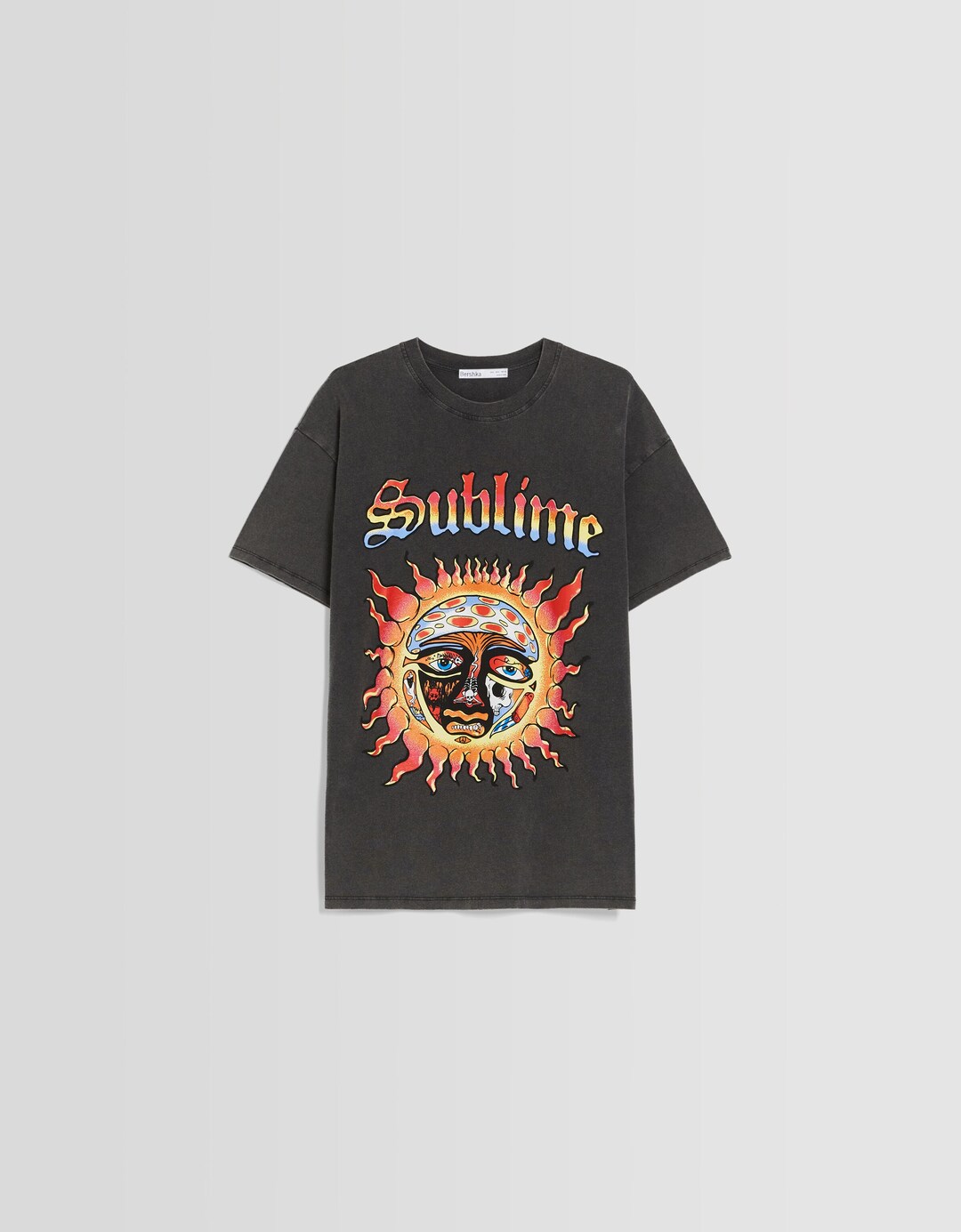 T-shirt met Sublime-print en korte mouw