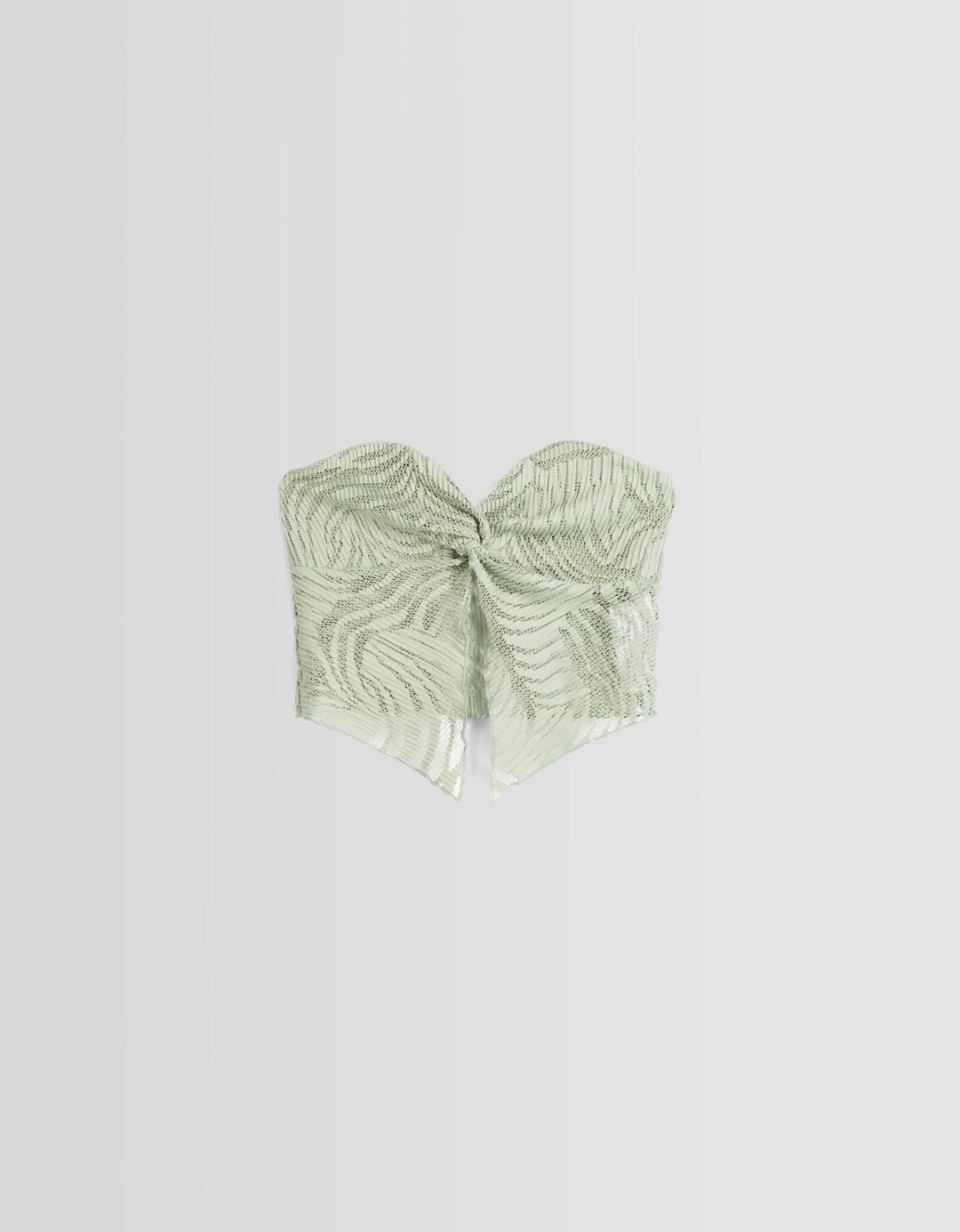Top bandeau blonda rústica