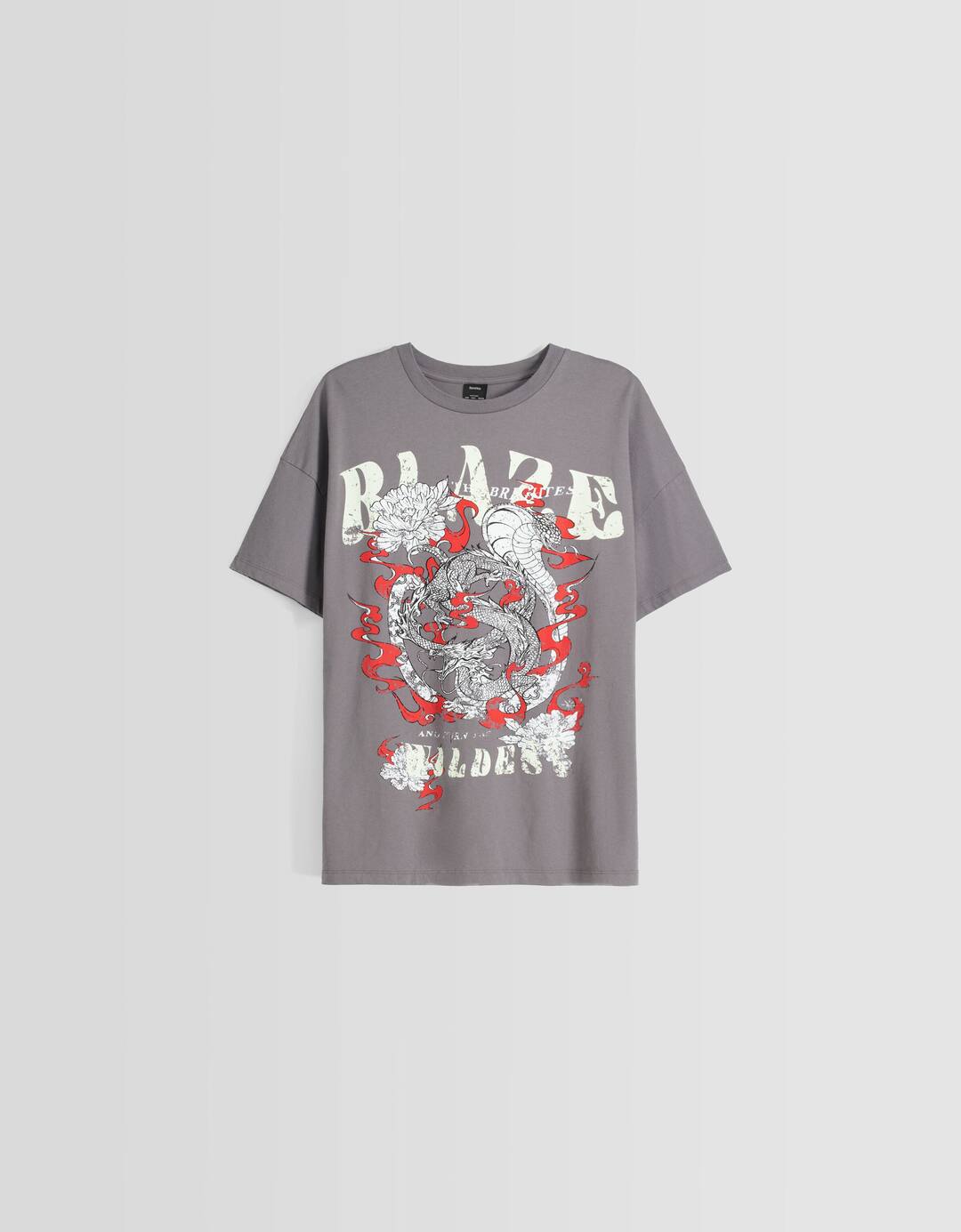 Camiseta manga corta print