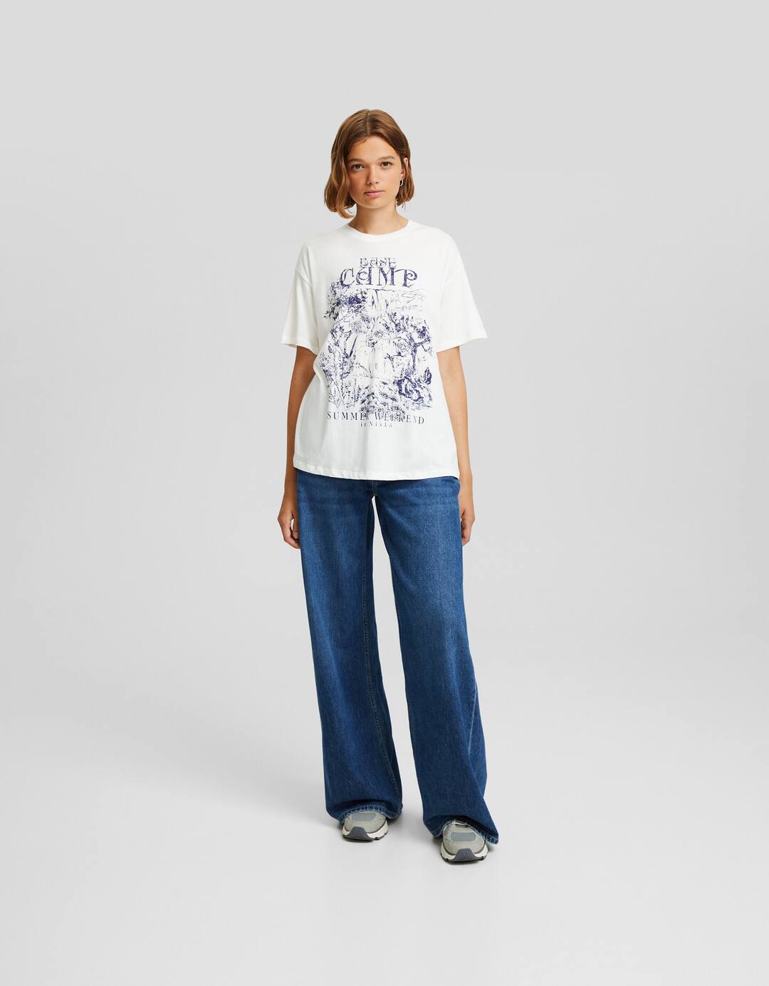 Short sleeve T-shirt with print
