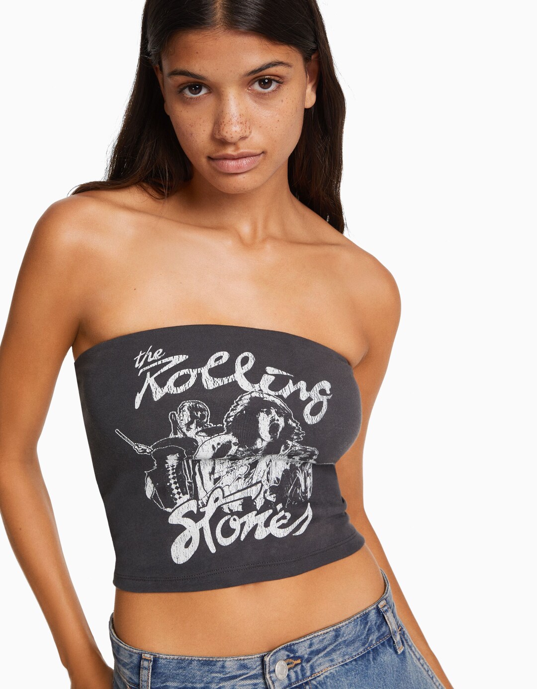 Rolling Stones straplez bluz