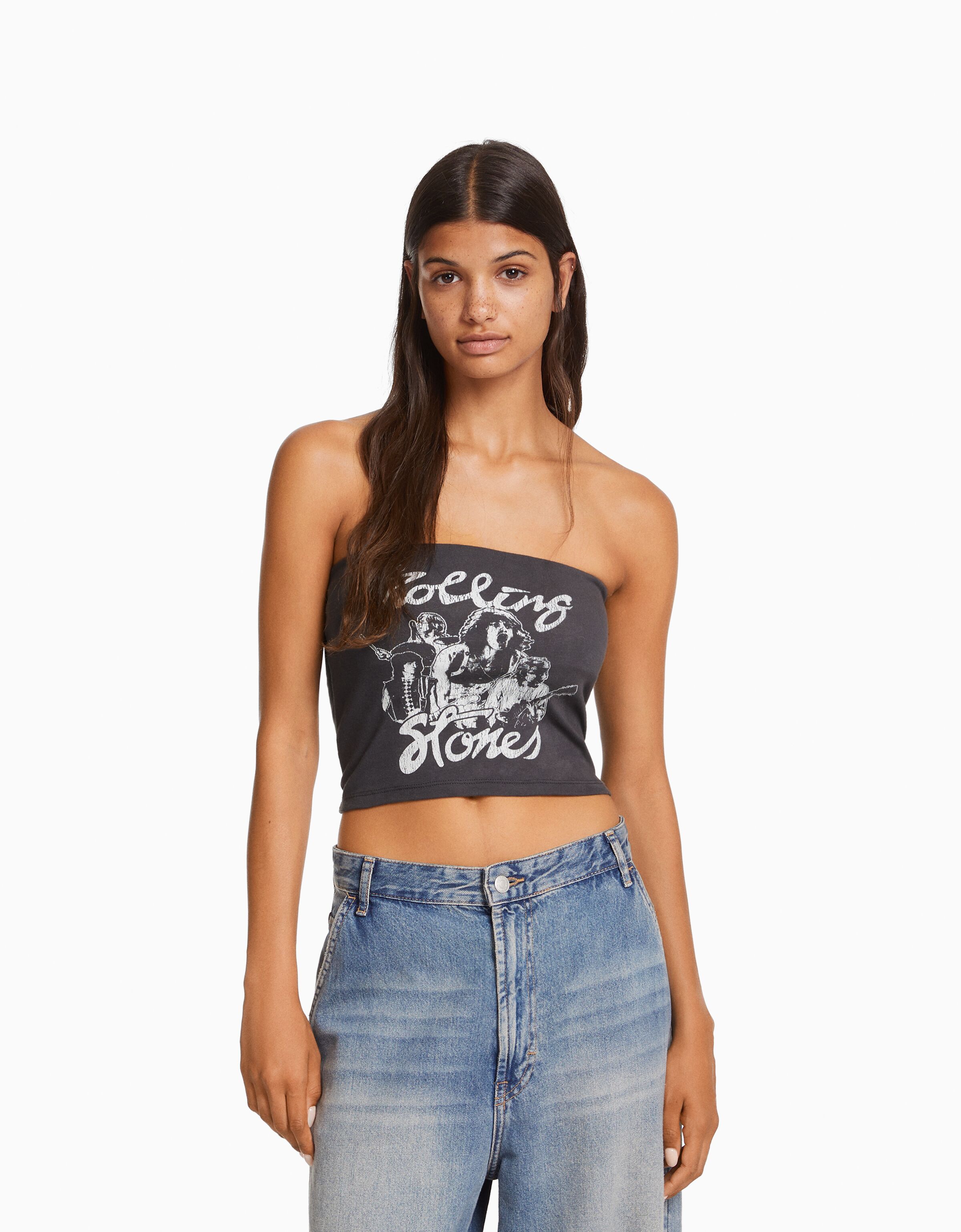 Camiseta rolling stones bershka new arrivals