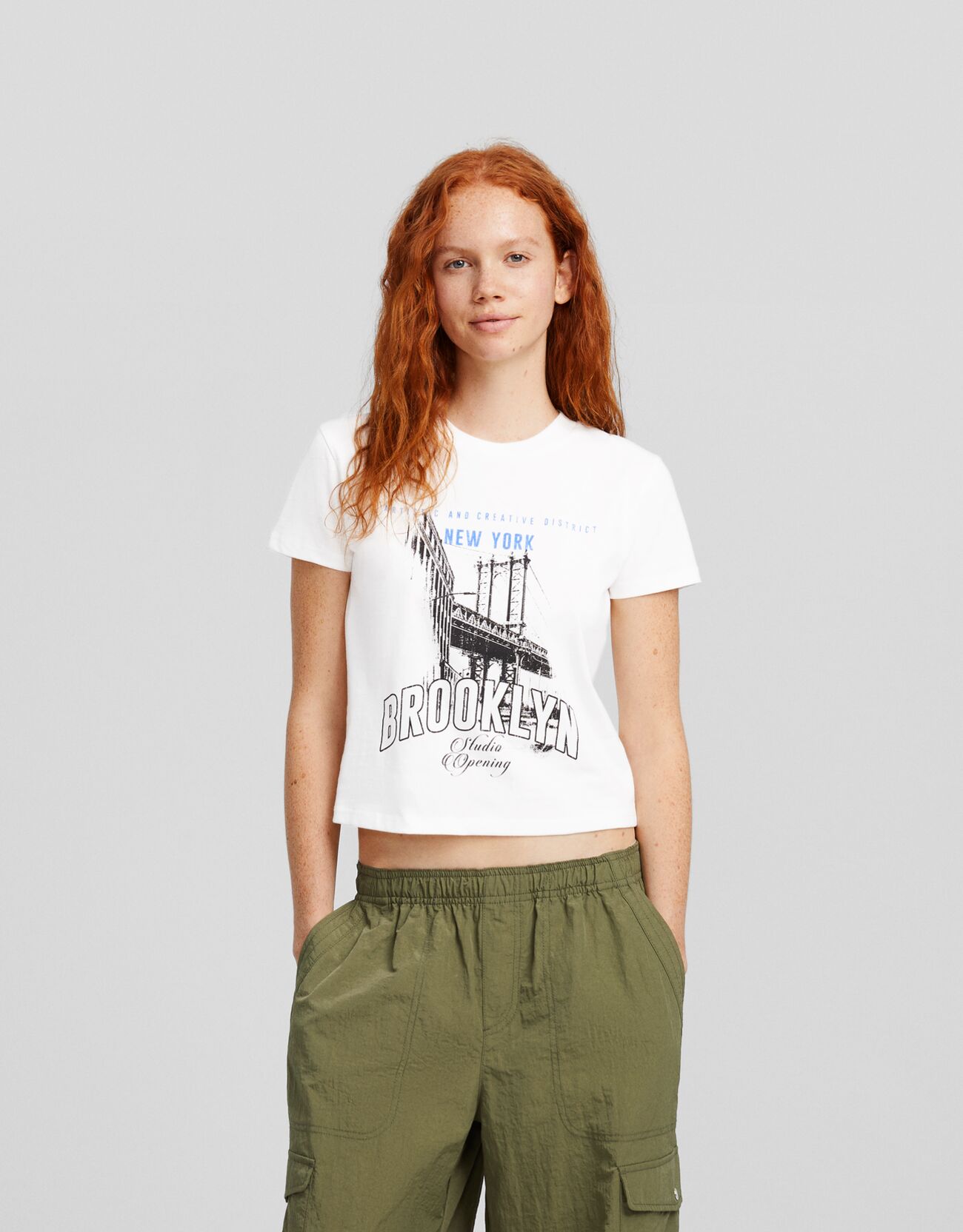 Print Regular Fit Short Sleeve T-Shirt - T-Shirts And Tops - Bsk Teen |  Bershka